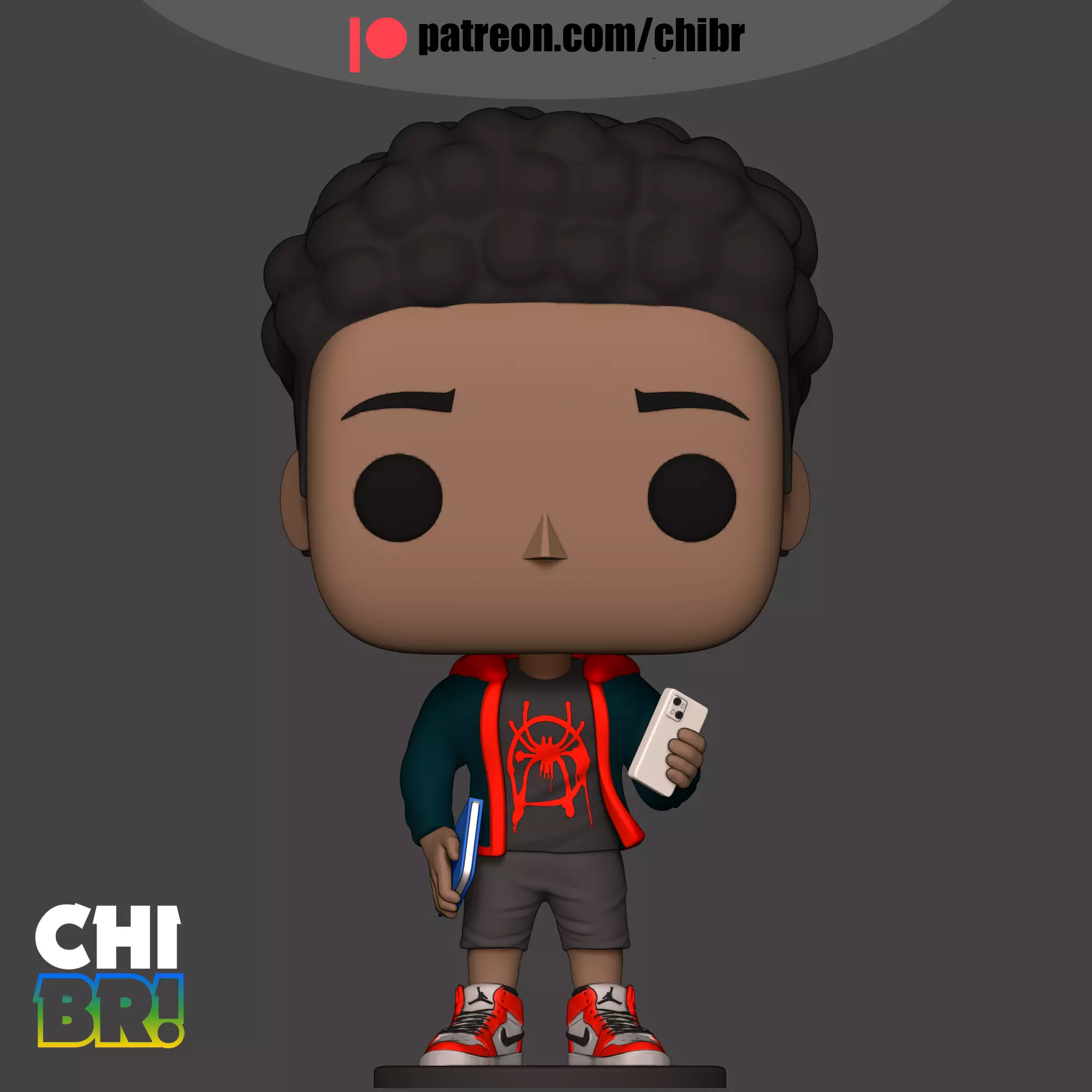MILES MORALES - SPIDER MAN 3D print model