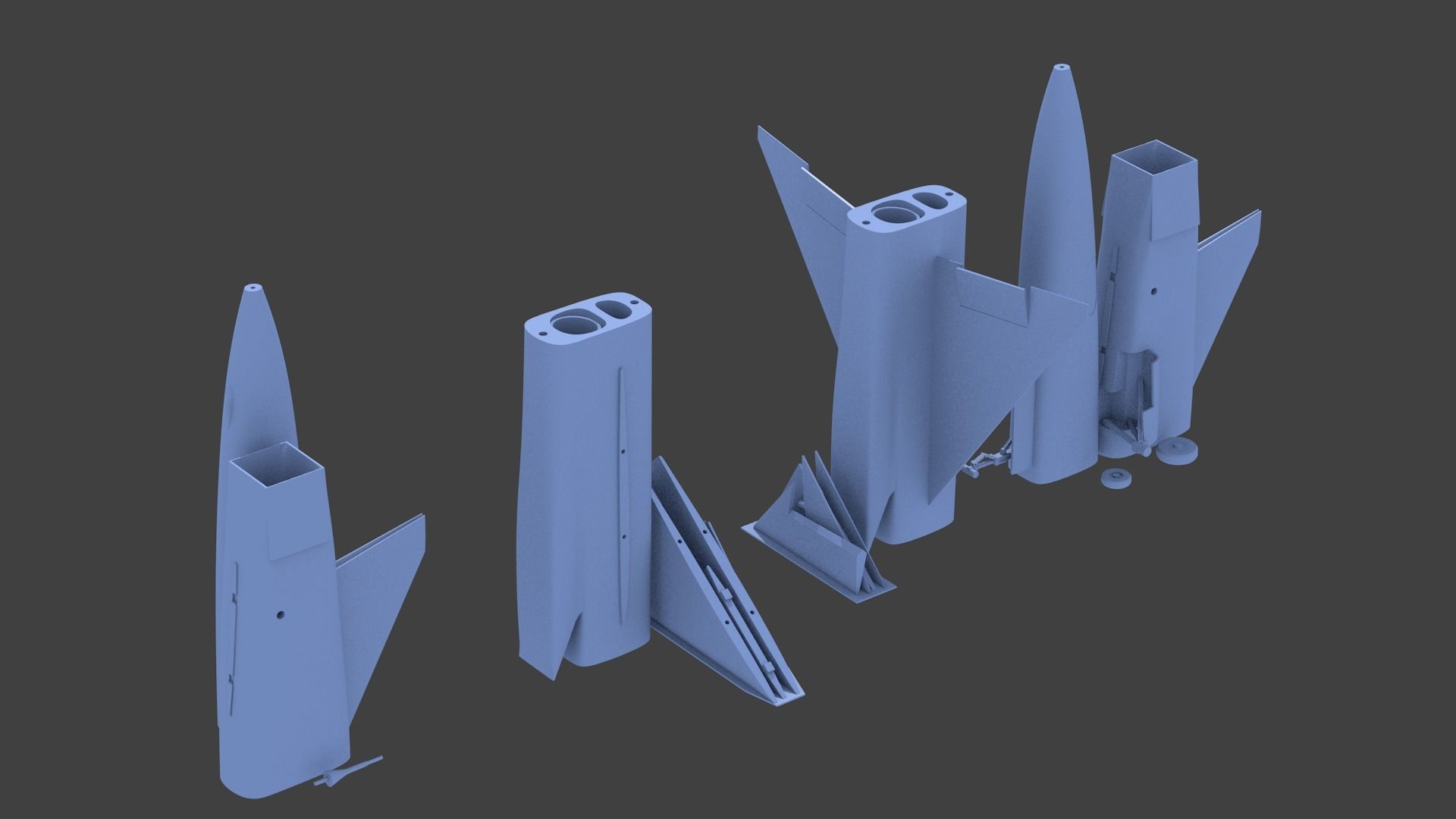 The Republic XF-103 3D print model_10