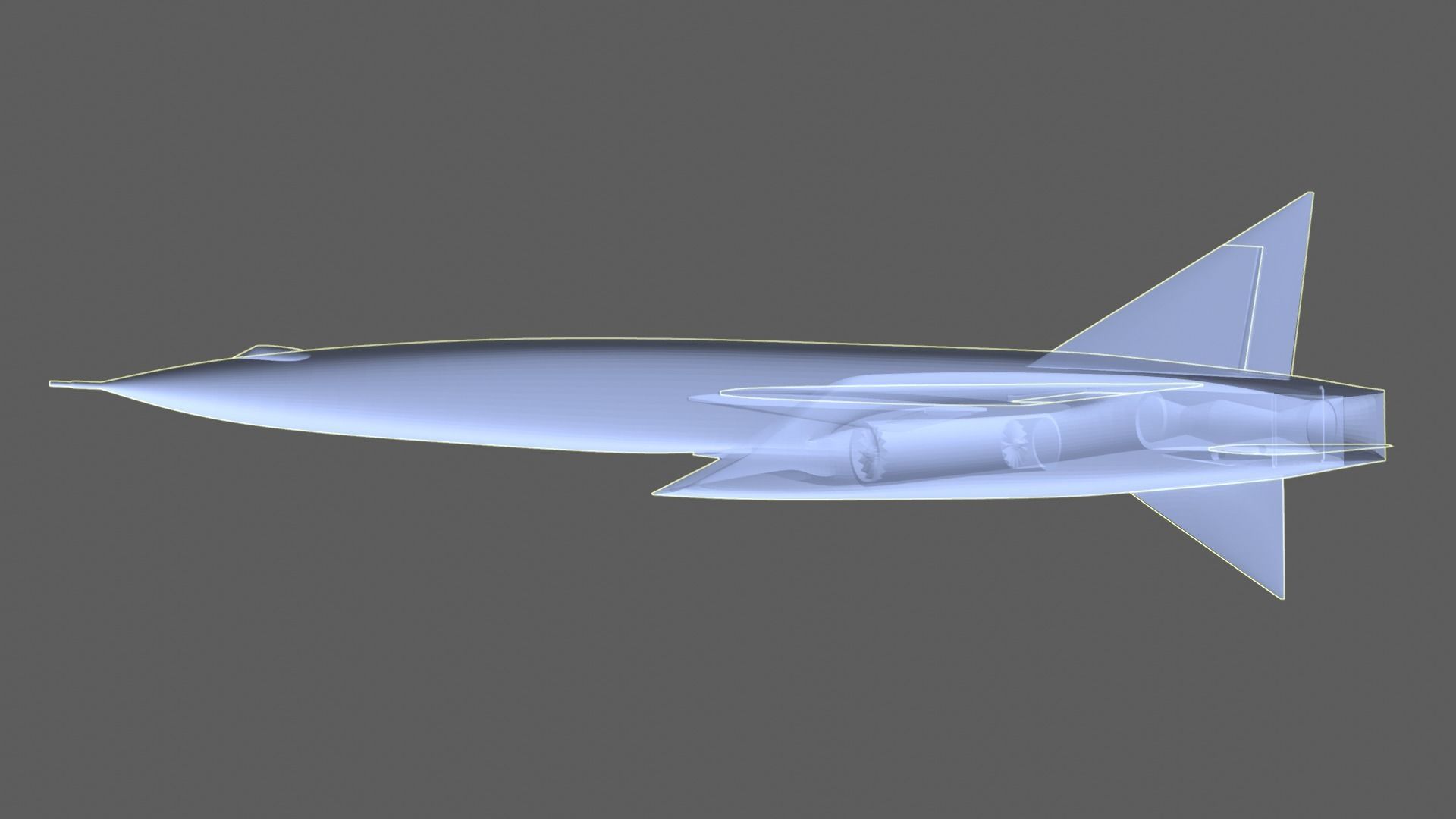 The Republic XF-103 3D print model_6