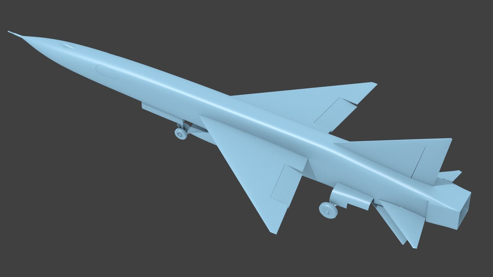 The Republic XF-103 3D print model_2