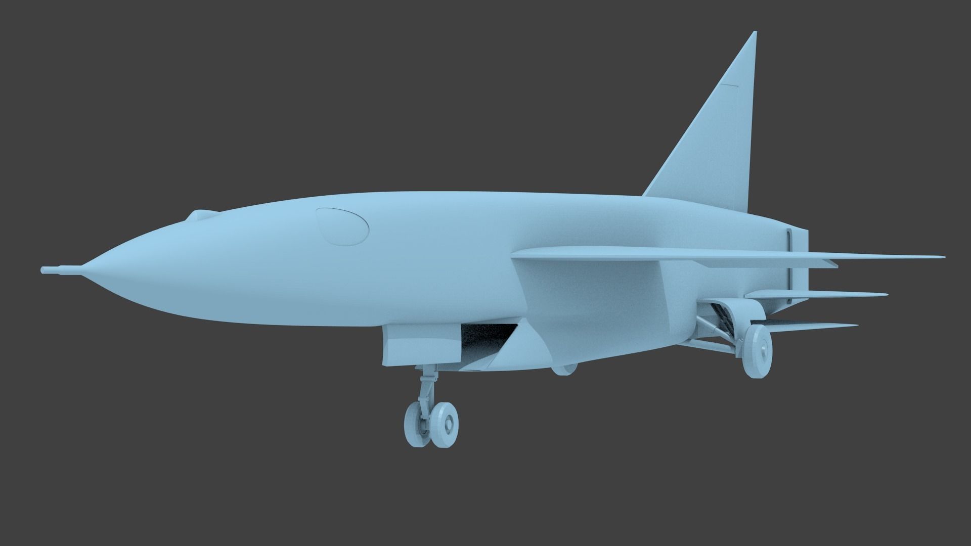 The Republic XF-103 3D print model_3