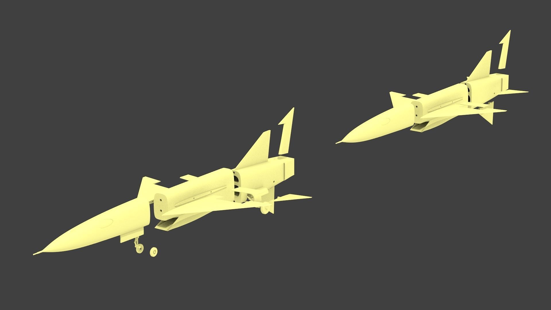 The Republic XF-103 3D print model_11