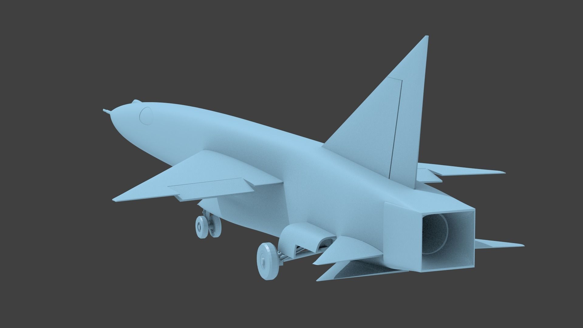 The Republic XF-103 3D print model_4
