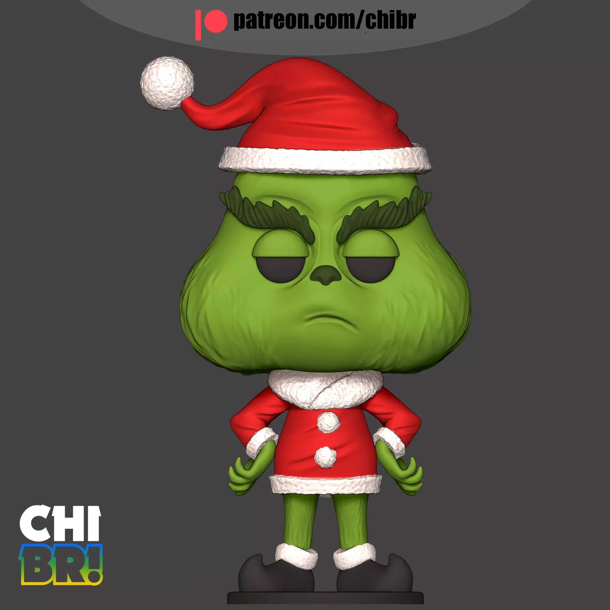 GRINCH SANTA CLAUS - 2018 MOVIE - FUNKO 3D print model