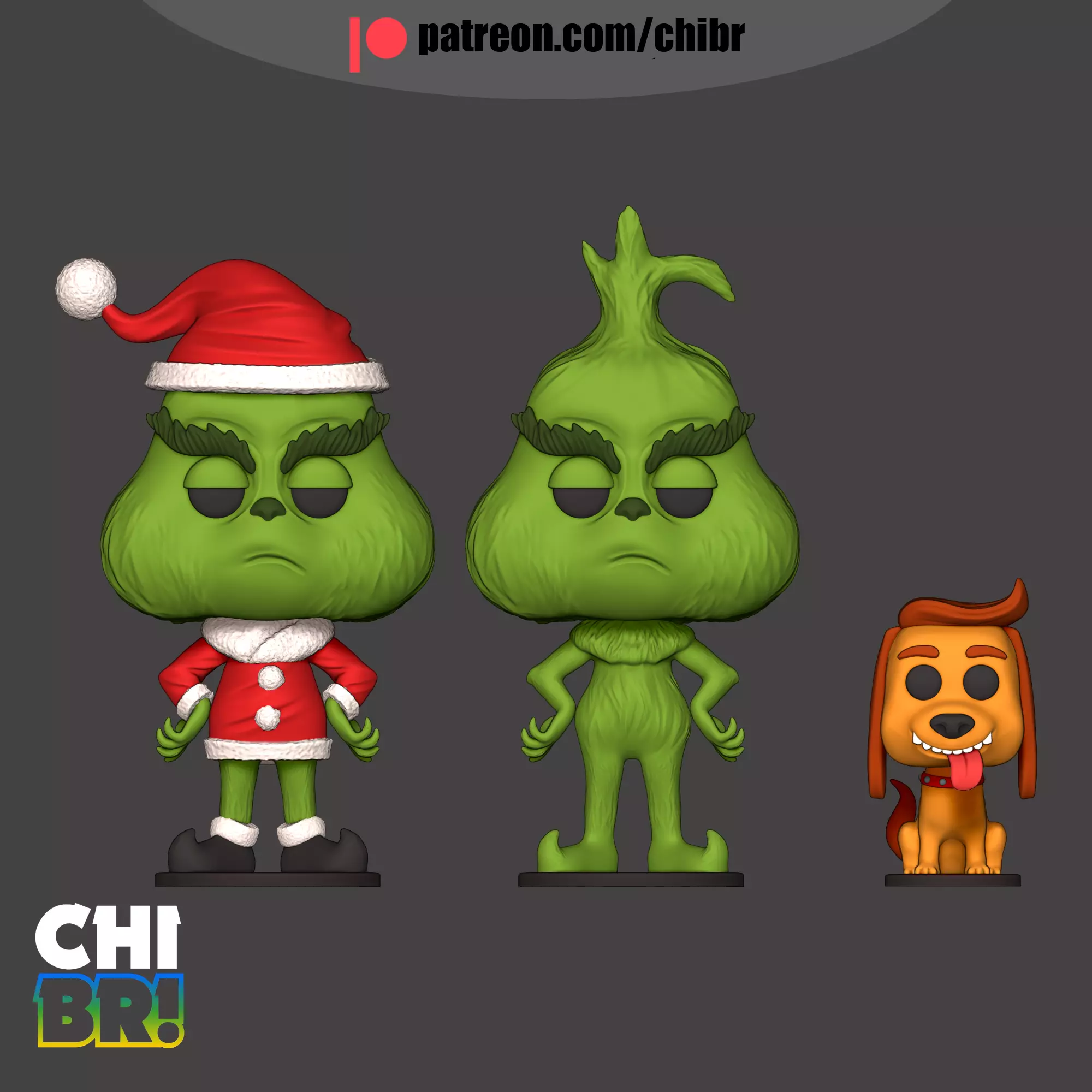GRINCH BUNDLE - 2018 MOVIE - FUNKO 3D print model_0
