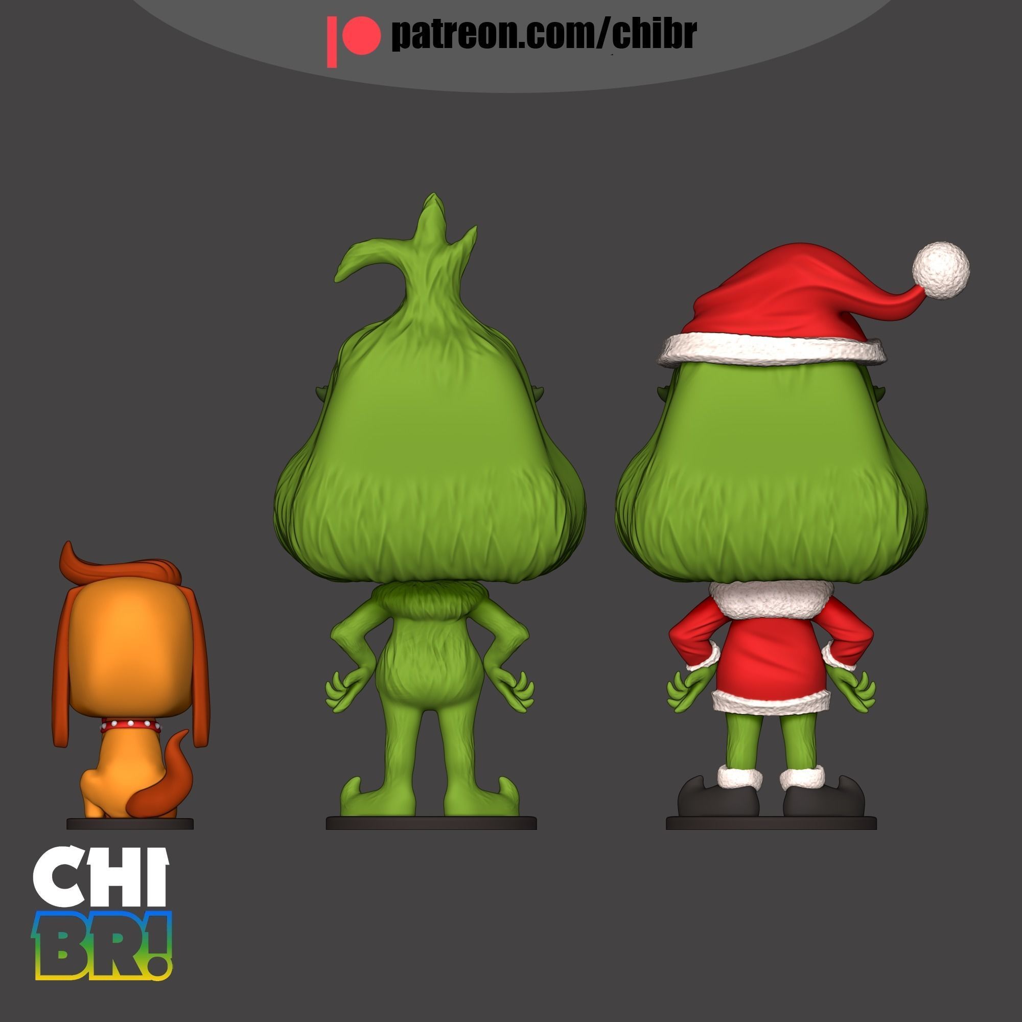 GRINCH BUNDLE - 2018 MOVIE - FUNKO 3D print model_1