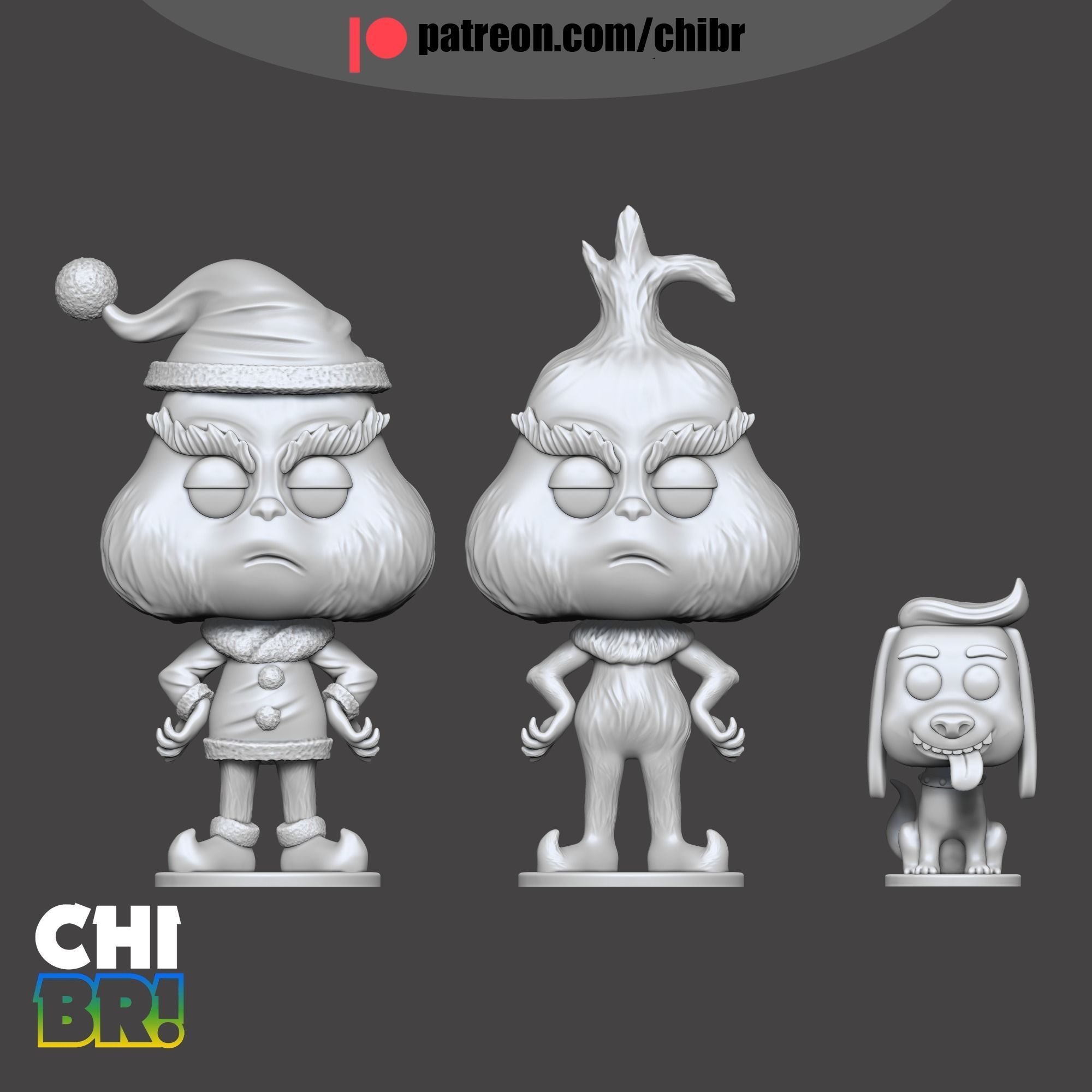 GRINCH BUNDLE - 2018 MOVIE - FUNKO 3D print model_2