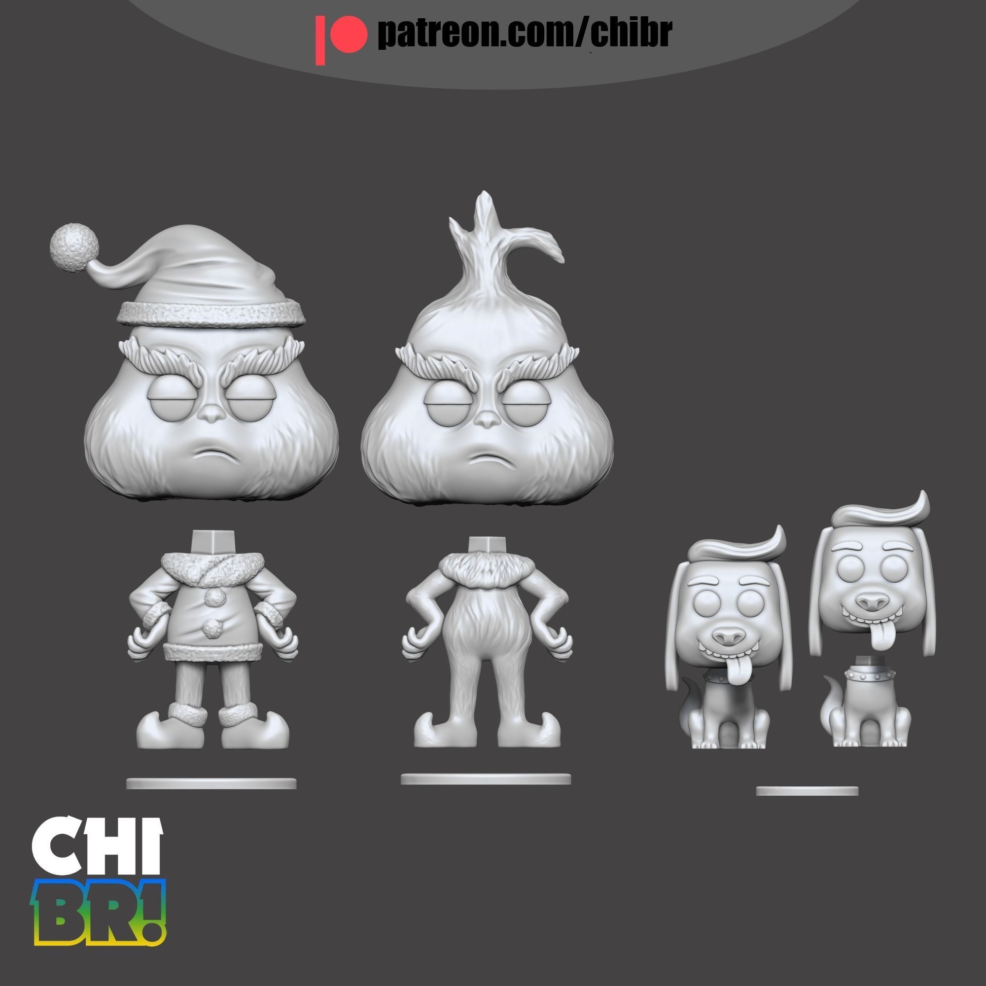 GRINCH BUNDLE - 2018 MOVIE - FUNKO 3D print model_4