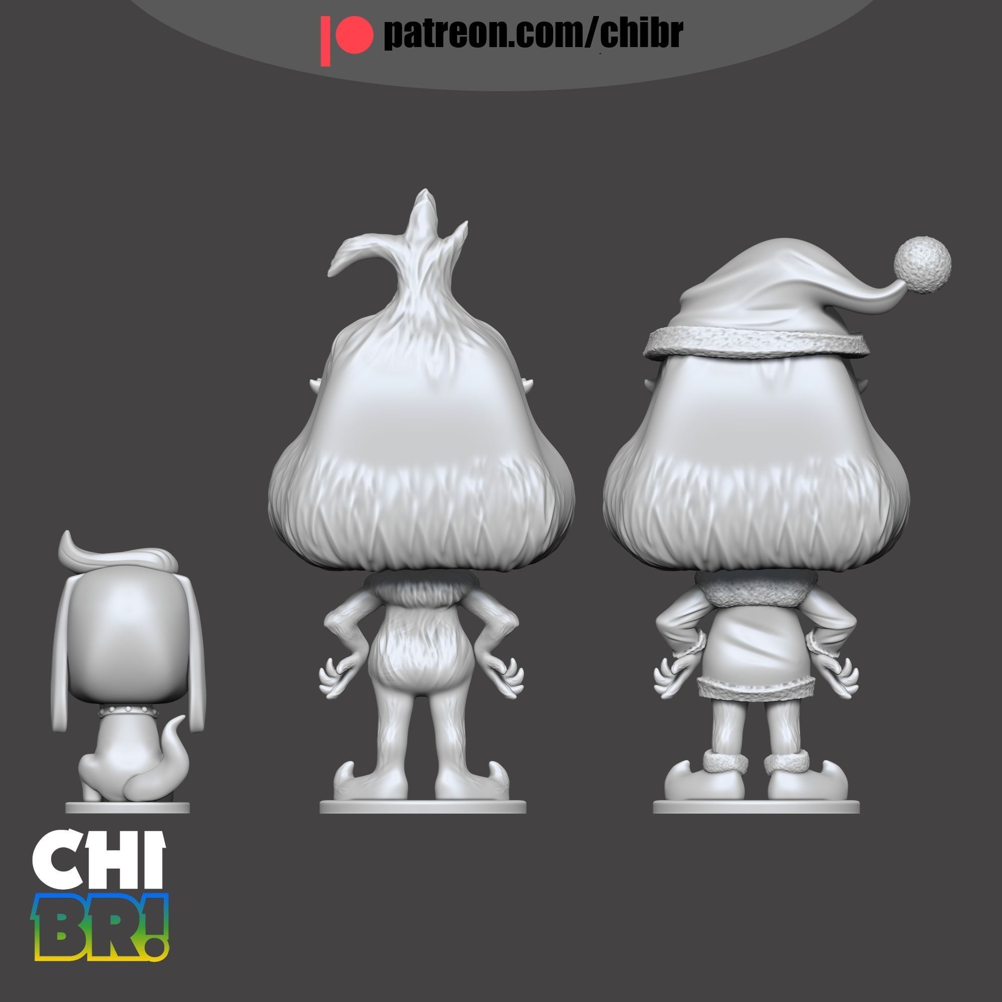 GRINCH BUNDLE - 2018 MOVIE - FUNKO 3D print model_3