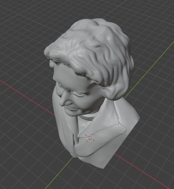 Rachel Carson 3D print model_11