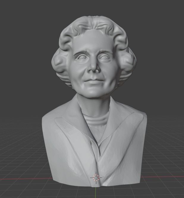 Rachel Carson 3D print model_12