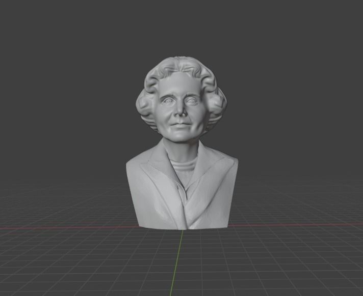 Rachel Carson 3D print model_1