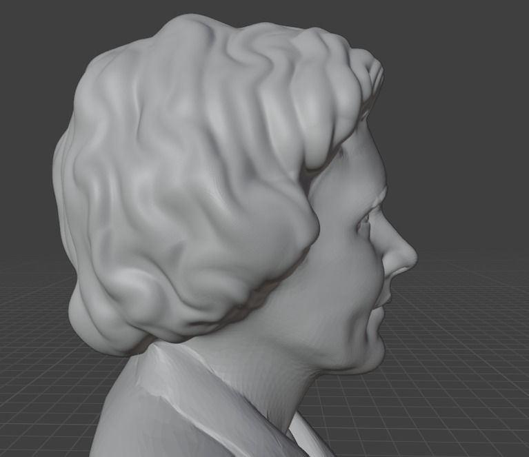 Rachel Carson 3D print model_13