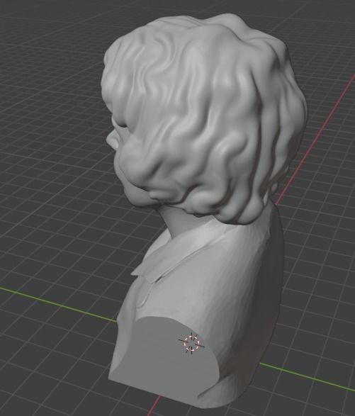 Rachel Carson 3D print model_6