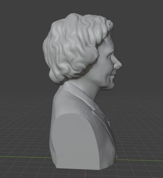 Rachel Carson 3D print model_3