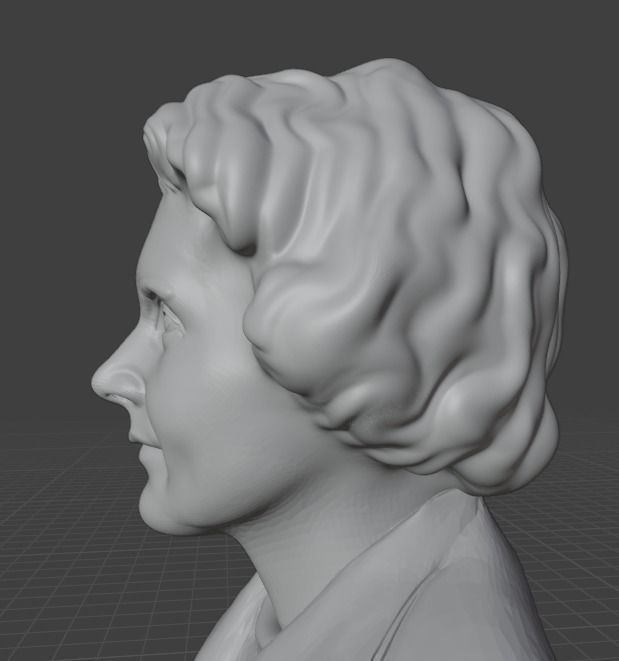 Rachel Carson 3D print model_16