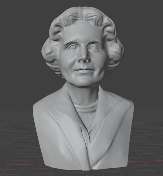 Rachel Carson 3D print model_2