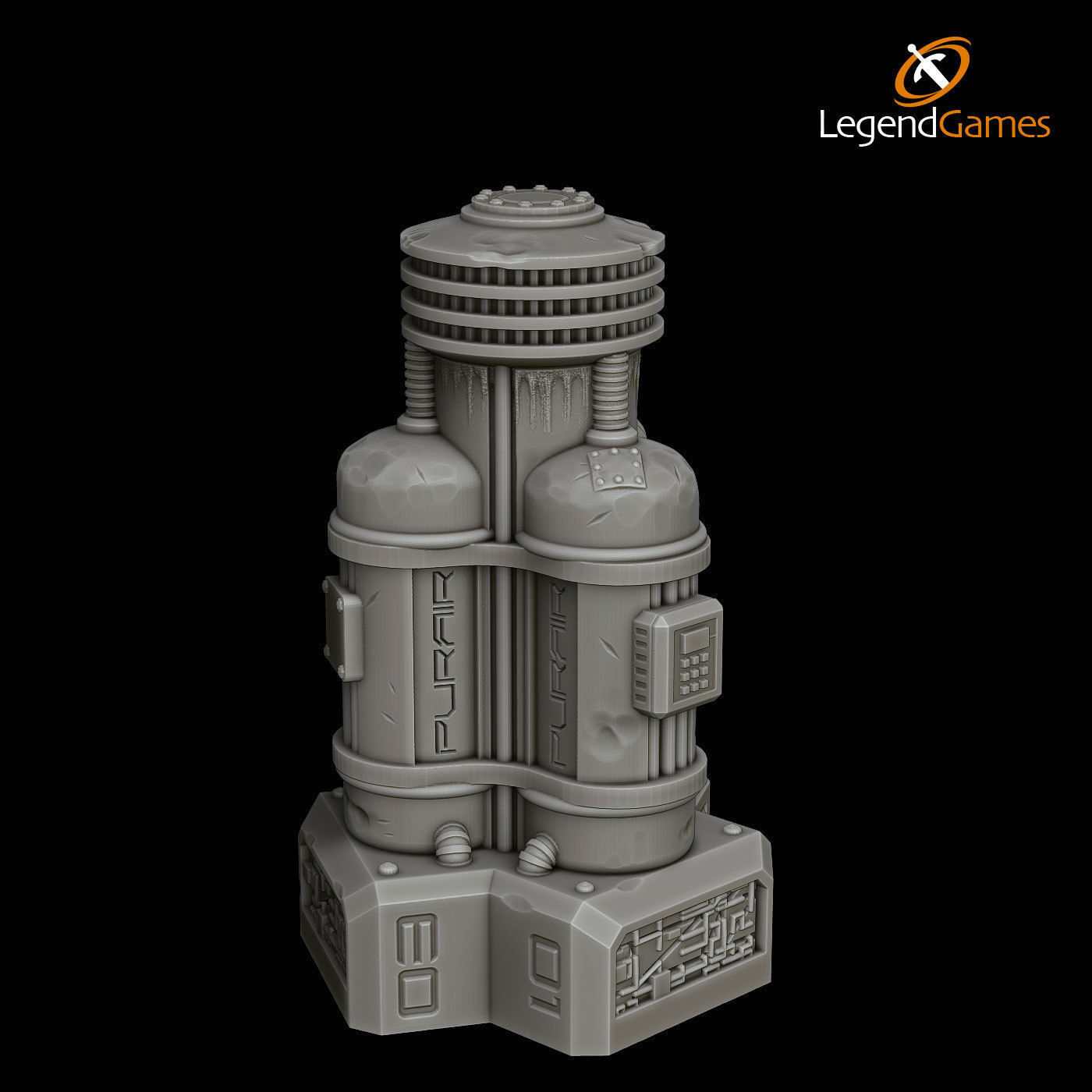 LegendGames Post Apocalypse V8 Interceptor set 3D print model_5