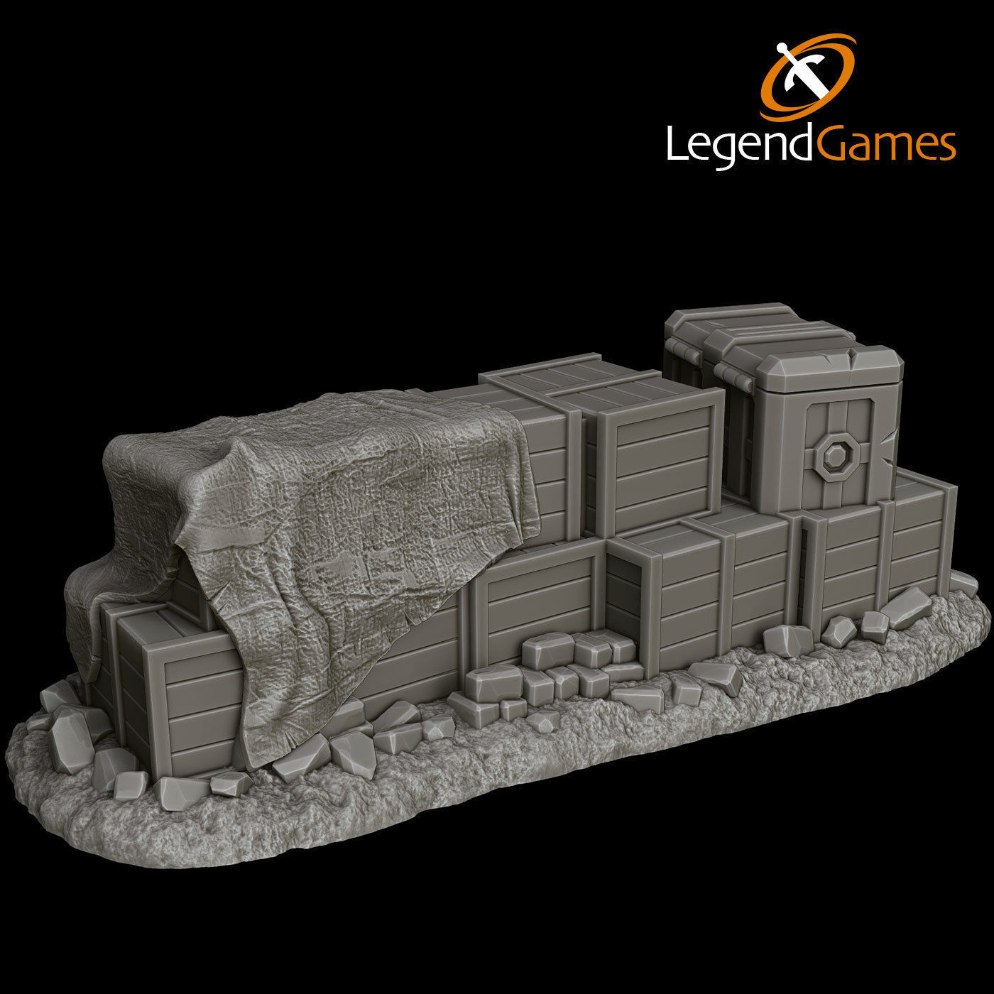 LegendGames Post Apocalypse V8 Interceptor set 3D print model_17