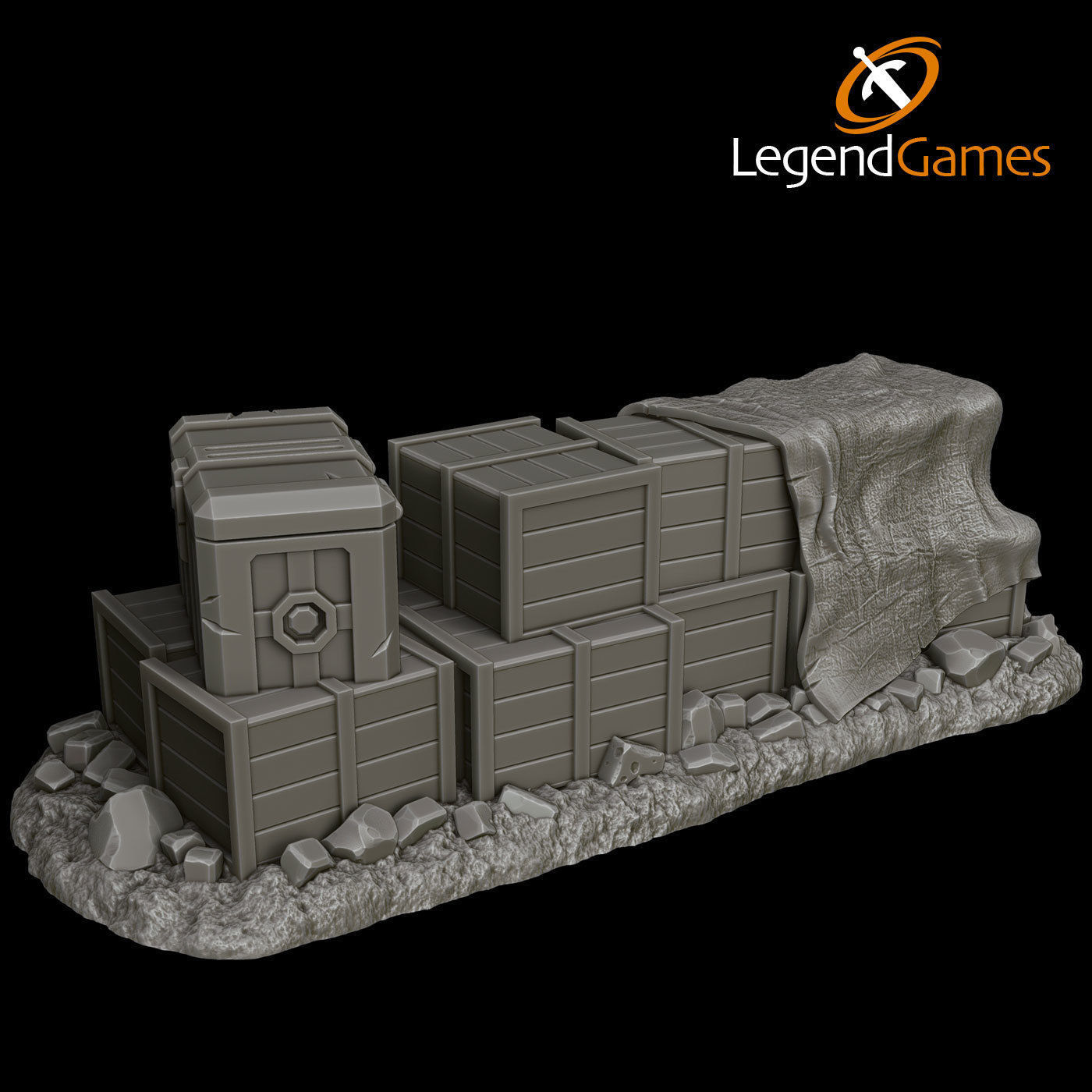 LegendGames Post Apocalypse V8 Interceptor set 3D print model_16