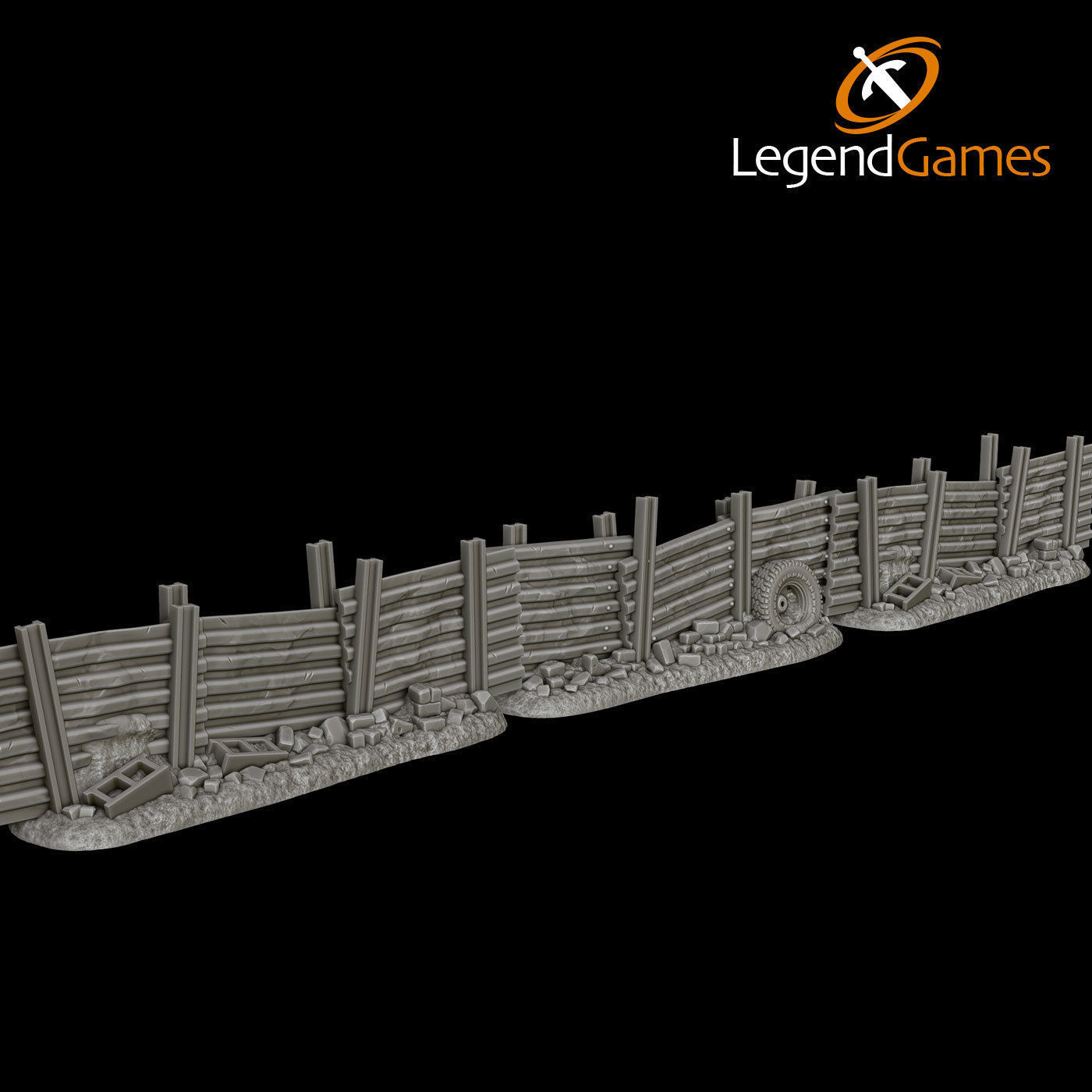 LegendGames Post Apocalypse V8 Interceptor set 3D print model_21