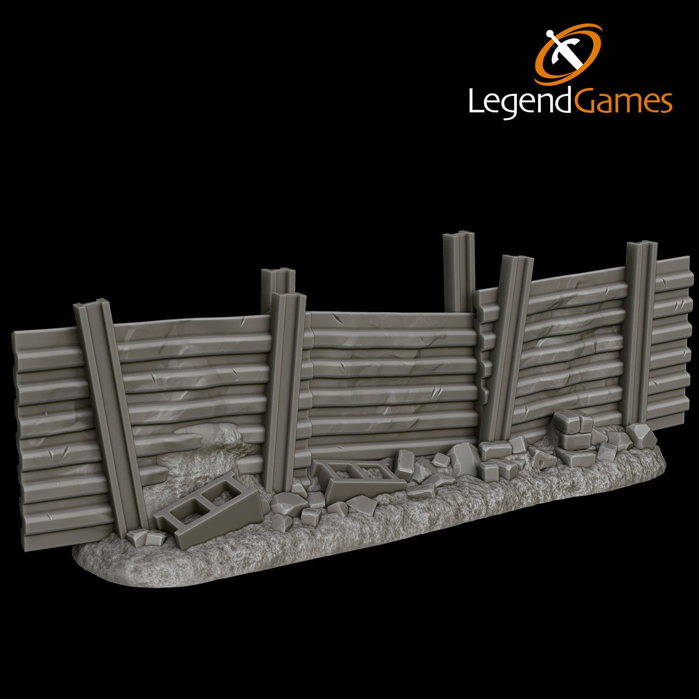 LegendGames Post Apocalypse V8 Interceptor set 3D print model_18