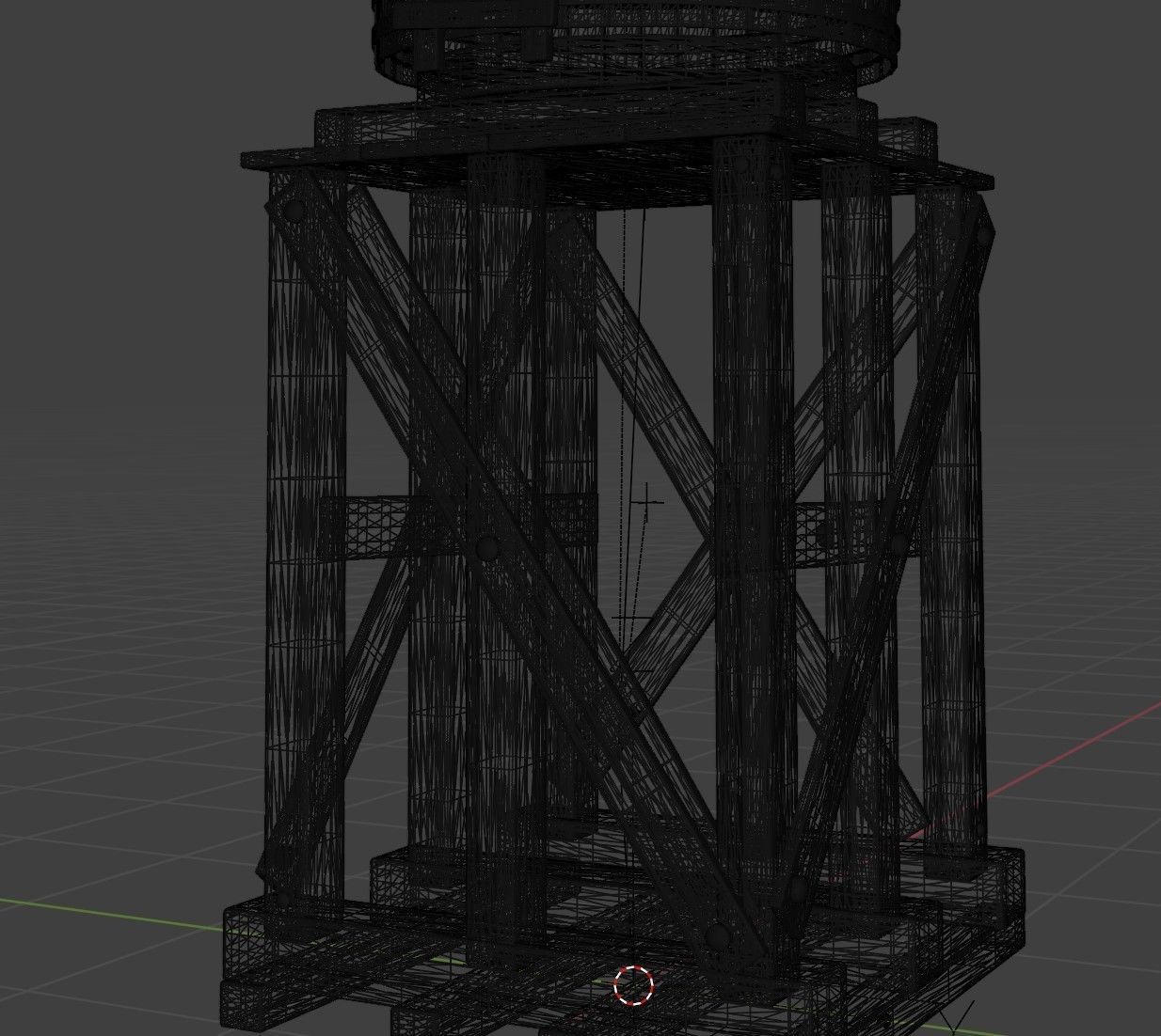  Old water tank 3D model_9