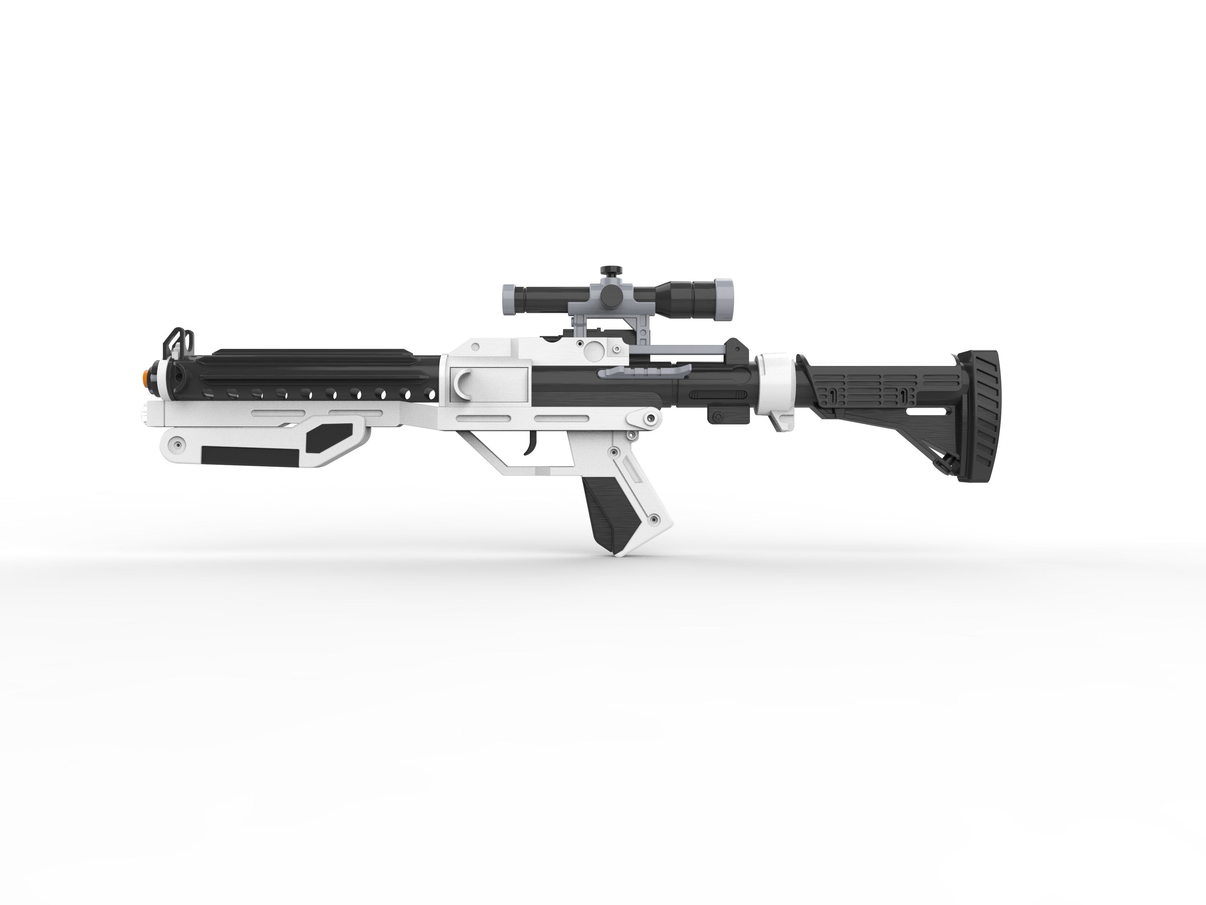 F-11D Blaster Cannon - Star Wars - STL and CAD - Commercial Use 3D print model_12