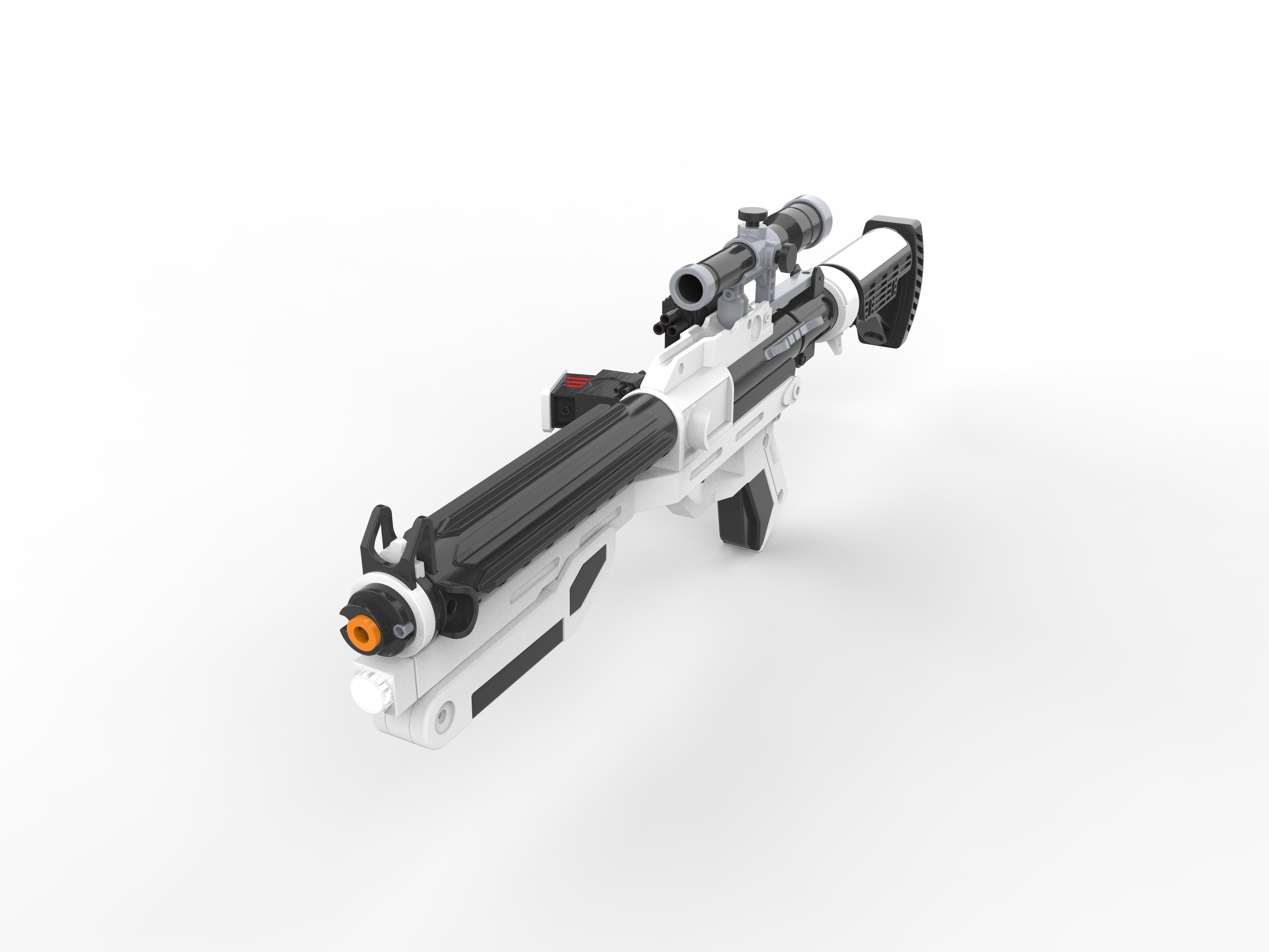 F-11D Blaster Cannon - Star Wars - STL and CAD - Commercial Use 3D print model_11