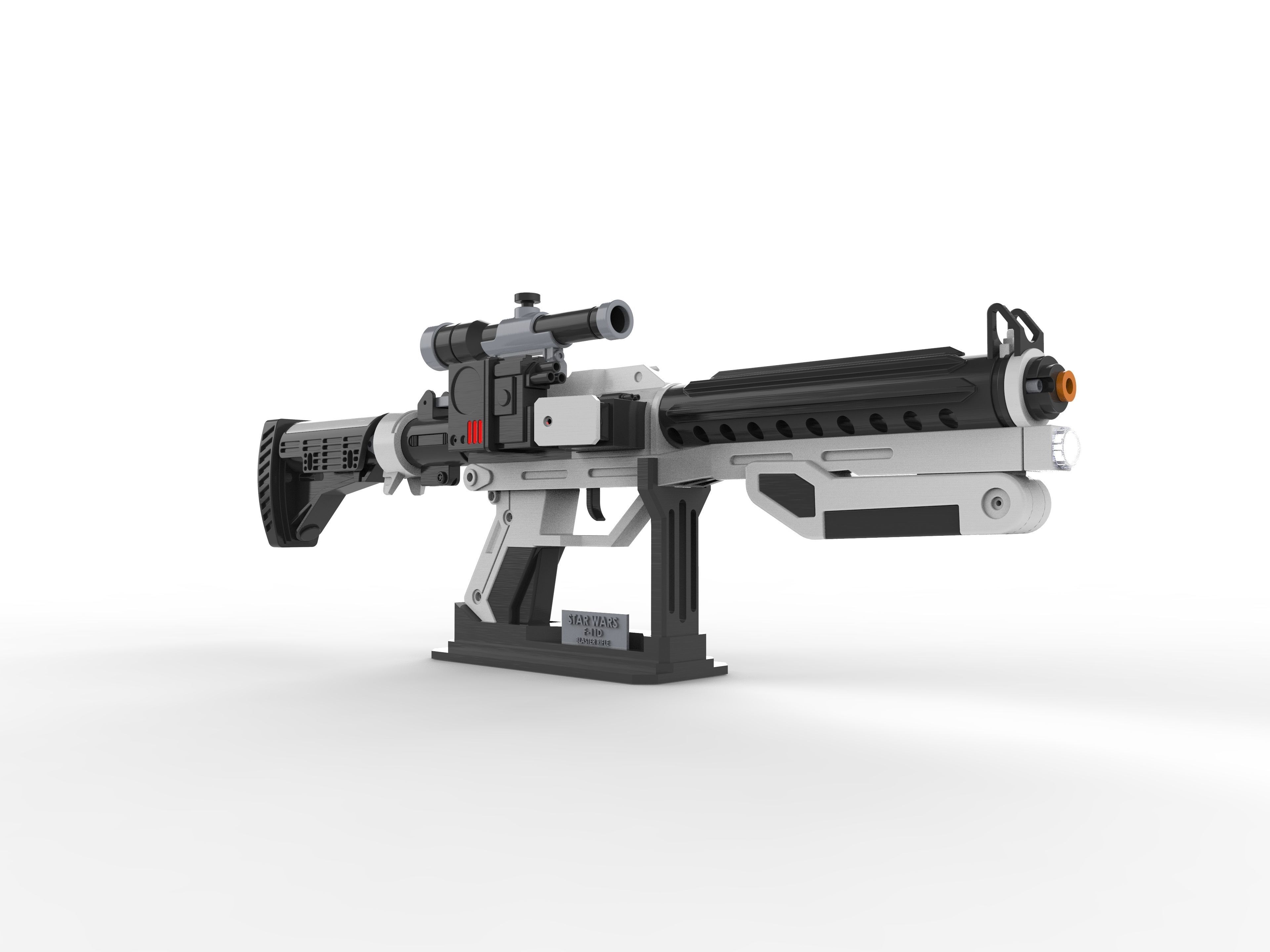 F-11D Blaster Cannon - Star Wars - STL and CAD - Commercial Use 3D print model_2