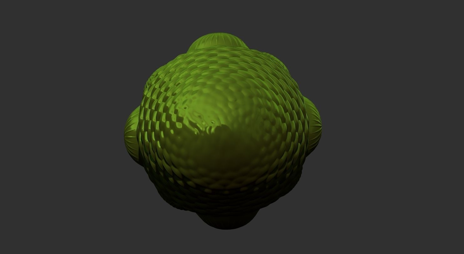 Christmas pine cone 3D print model_3