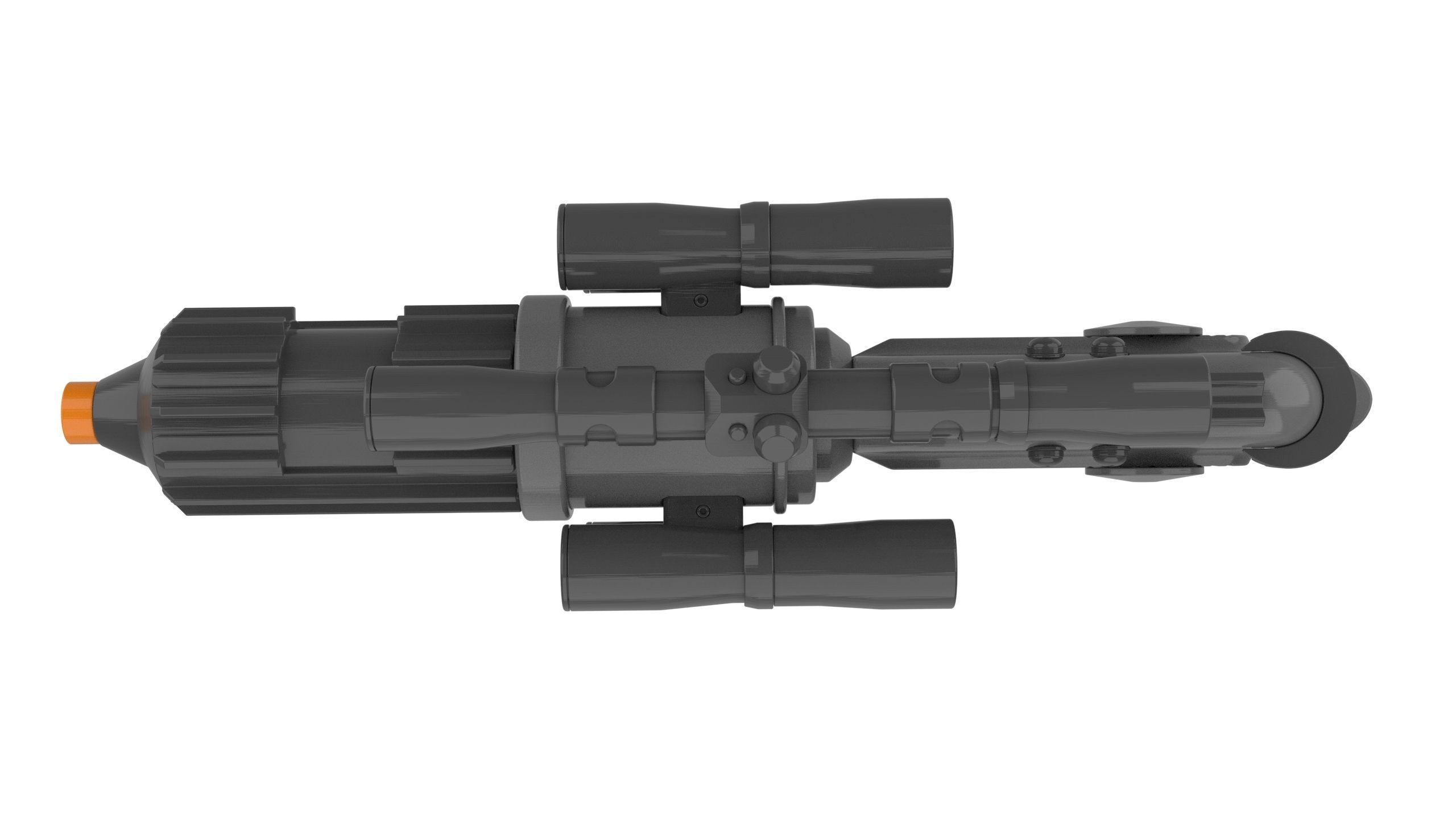 EE-4 Carbine Cannon - Star Wars - STL CAD bundle - Personal Use 3D print model_10