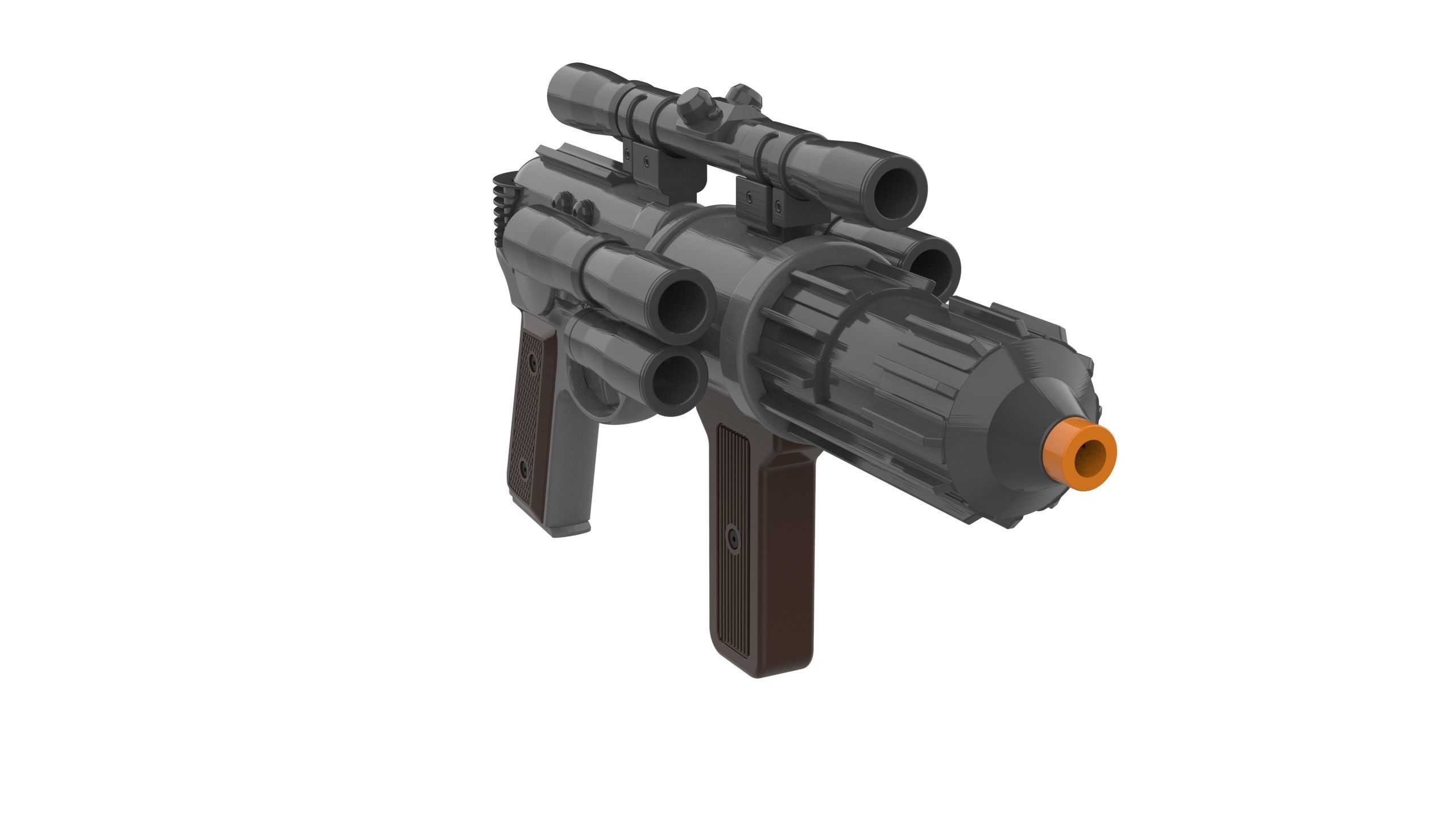 EE-4 Carbine Cannon - Star Wars - STL CAD bundle - Personal Use 3D print model_3