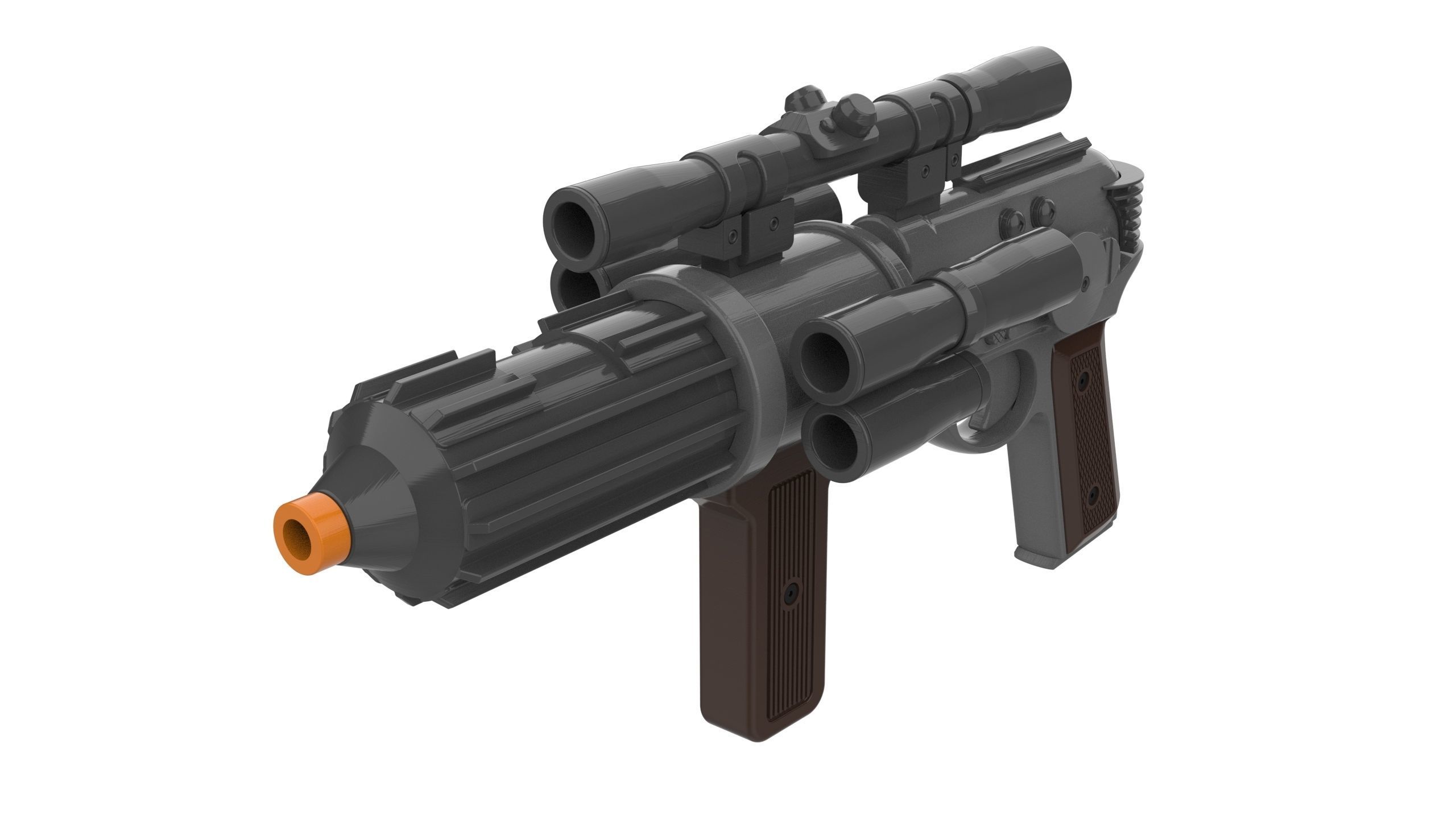 EE-4 Carbine Cannon - Star Wars - STL CAD bundle - Personal Use 3D print model_2