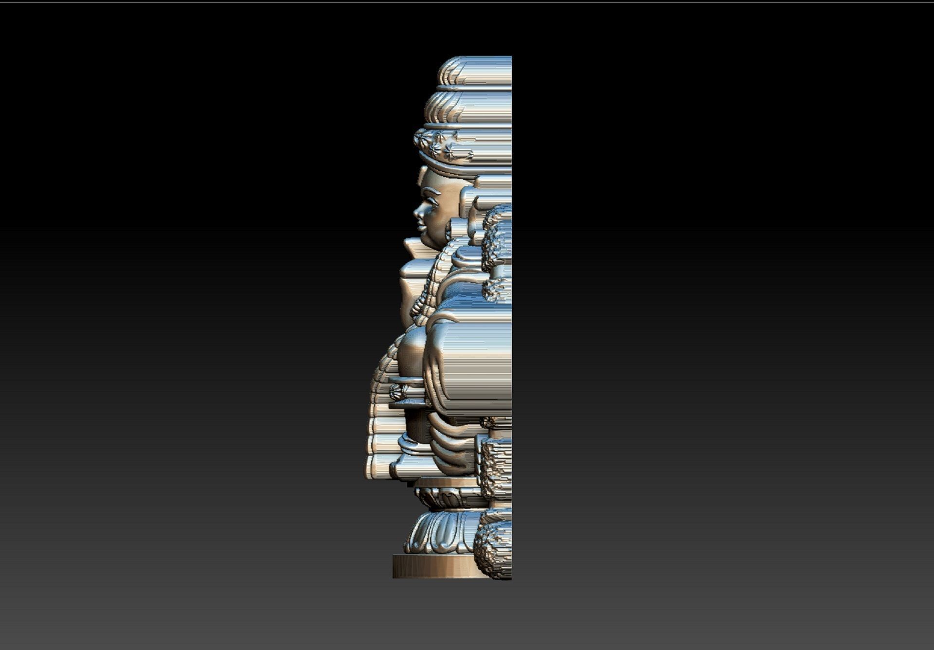 Ayyappan swamy pendent 3D print model_2