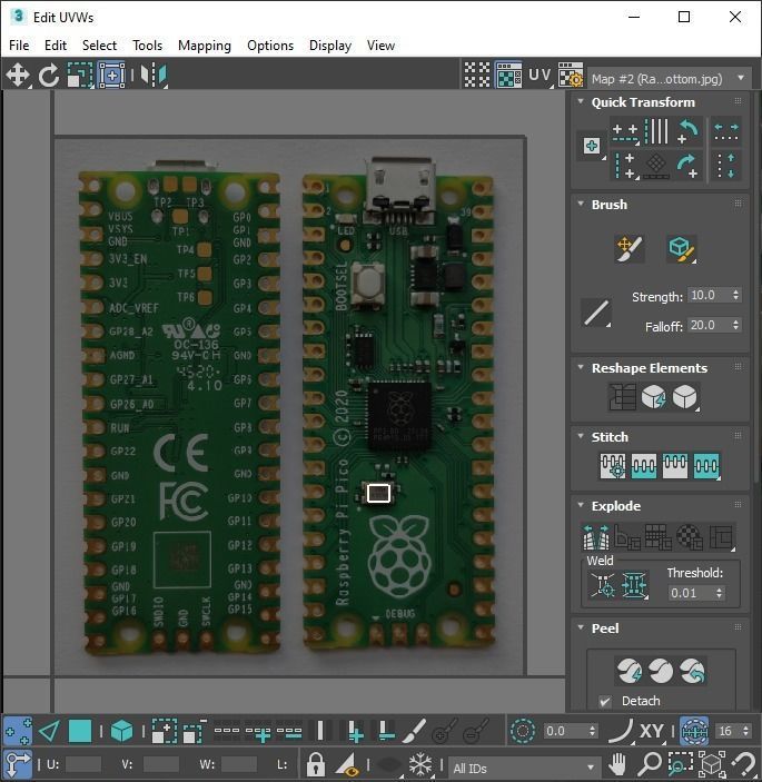Raspberry Pi Pico W 3D model_57