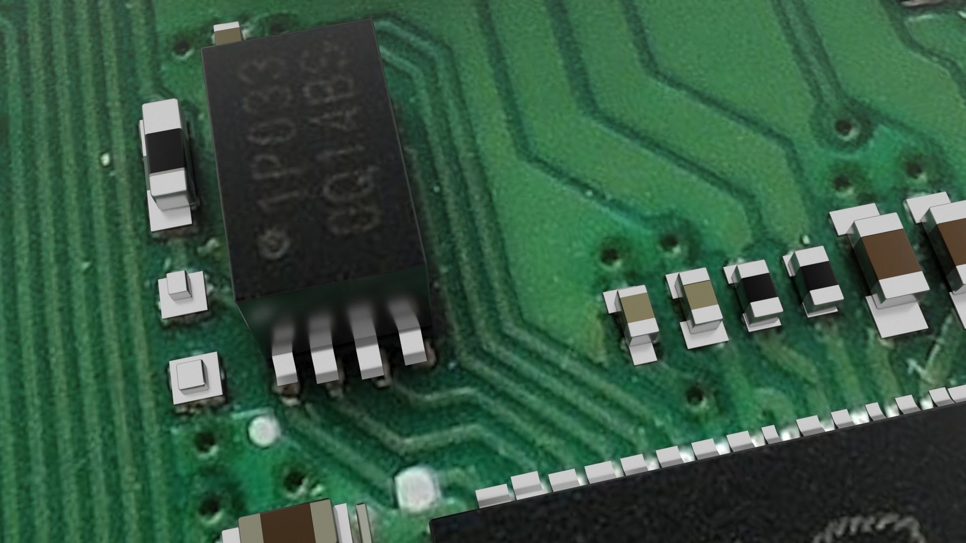 Raspberry Pi Pico W 3D model_27