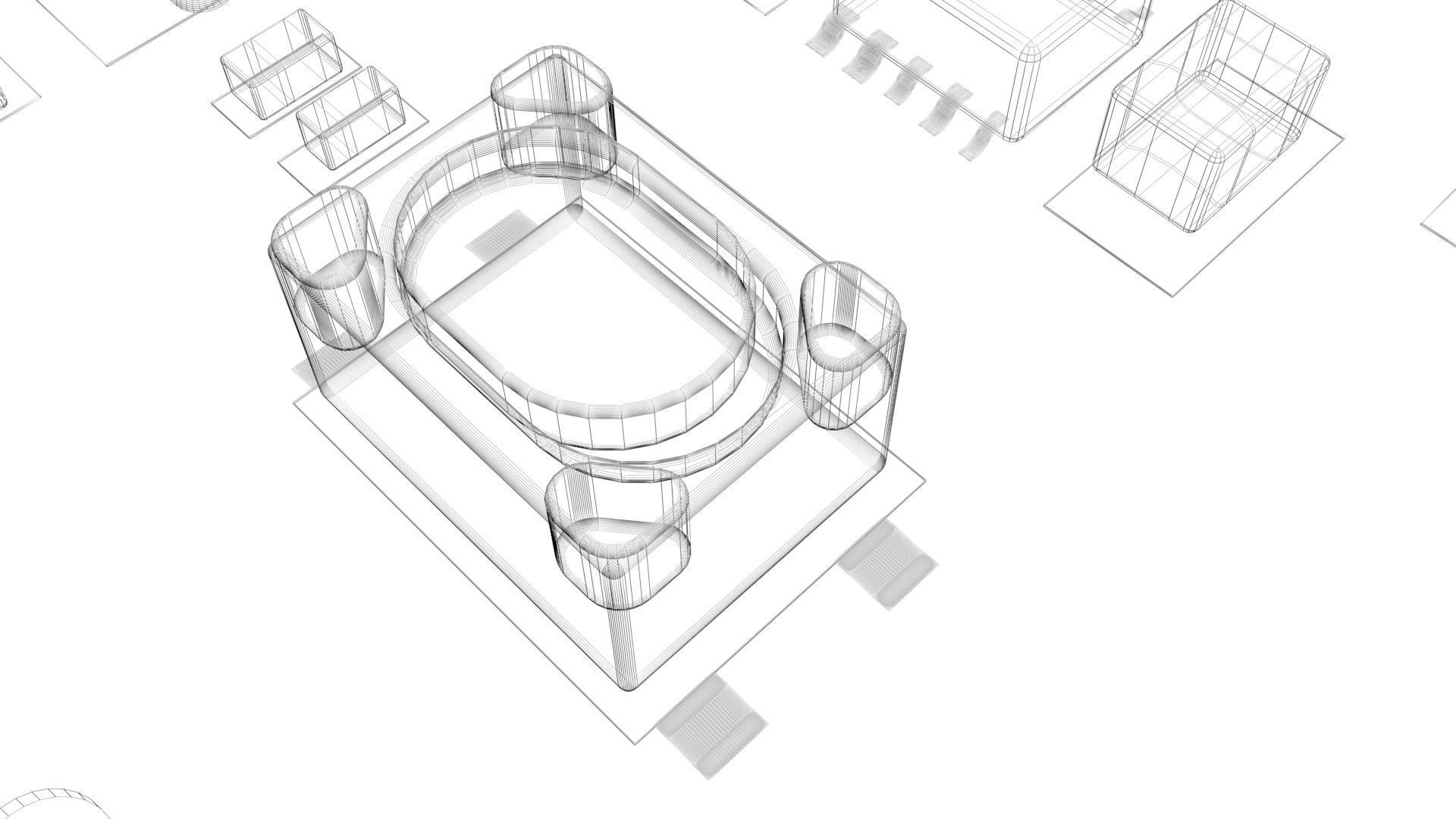 Raspberry Pi Pico W 3D model_48