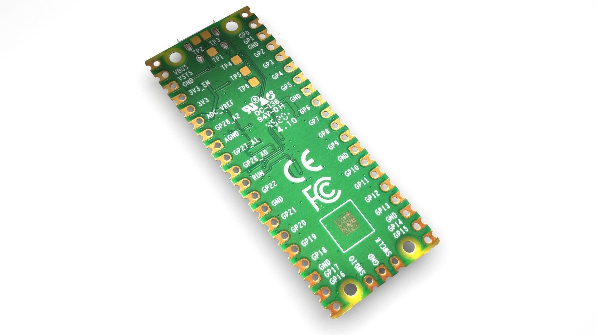 Raspberry Pi Pico W 3D model_5