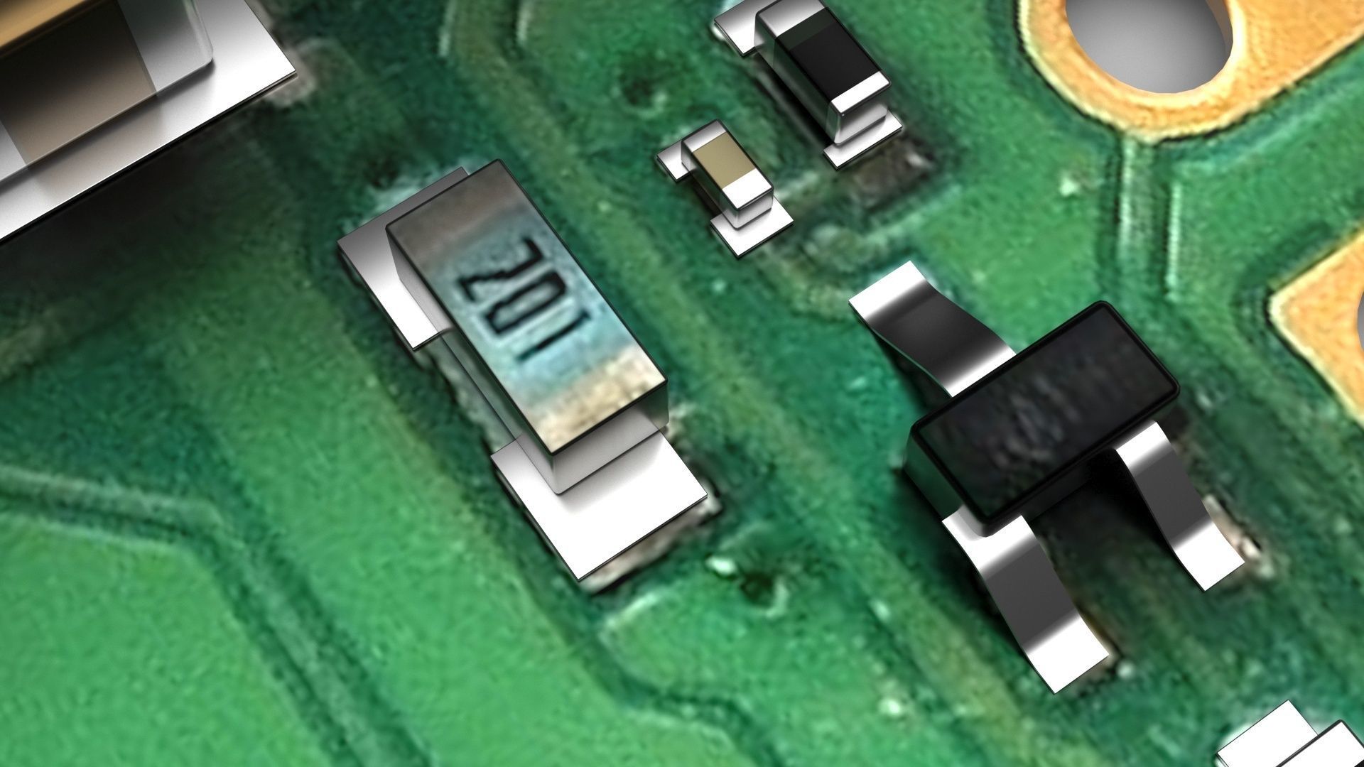 Raspberry Pi Pico W 3D model_11