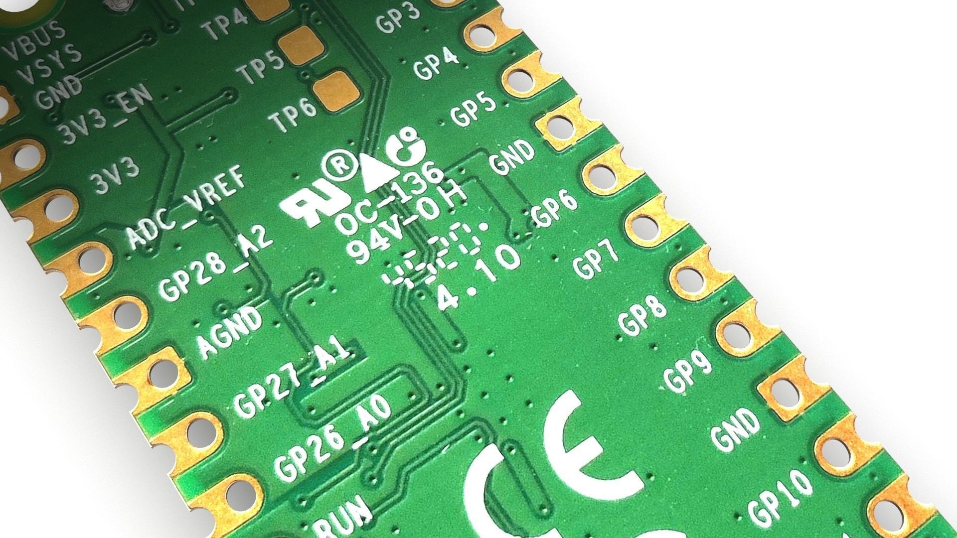 Raspberry Pi Pico W 3D model_7