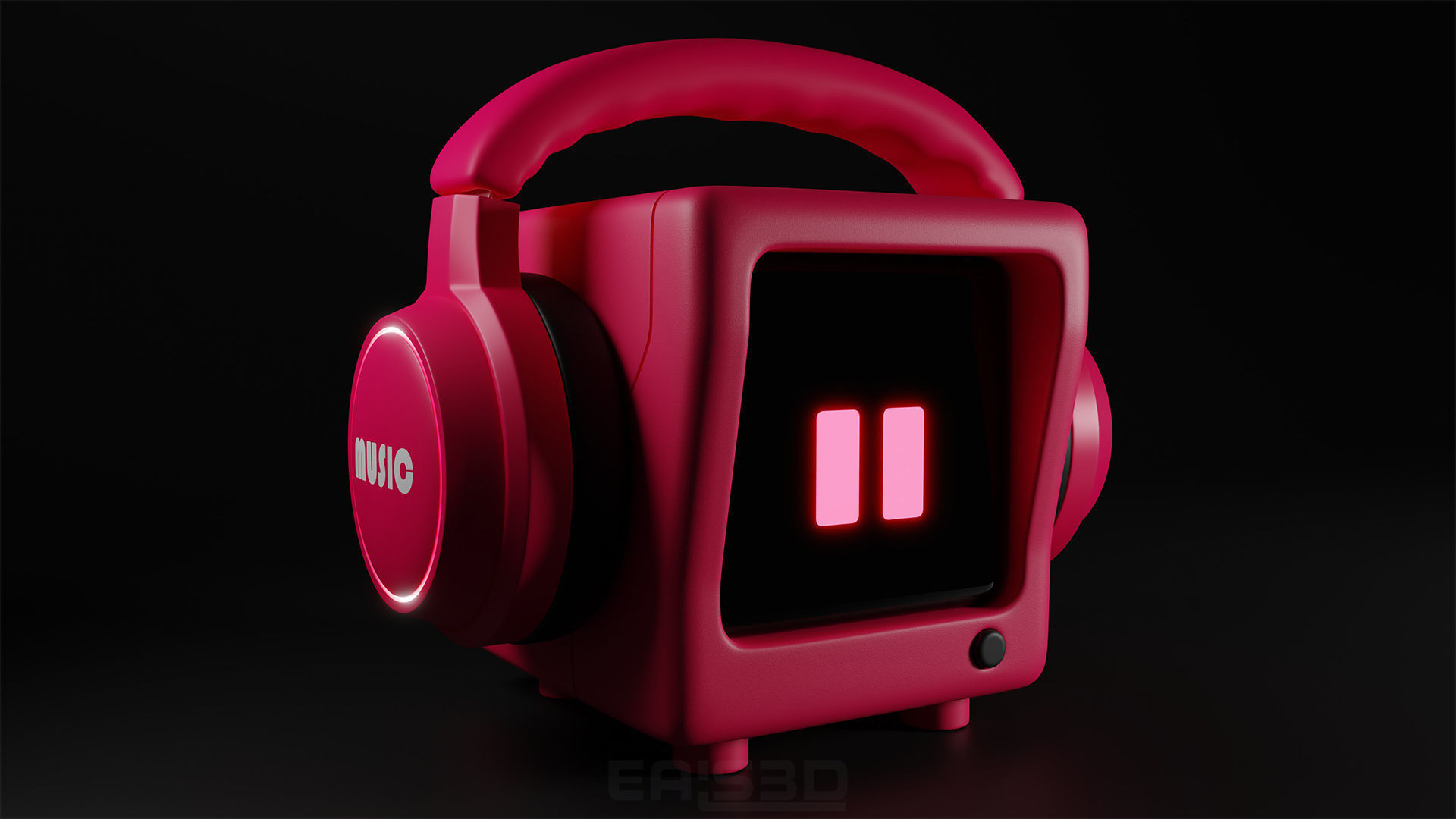 Cute Robot N1 3D model_5