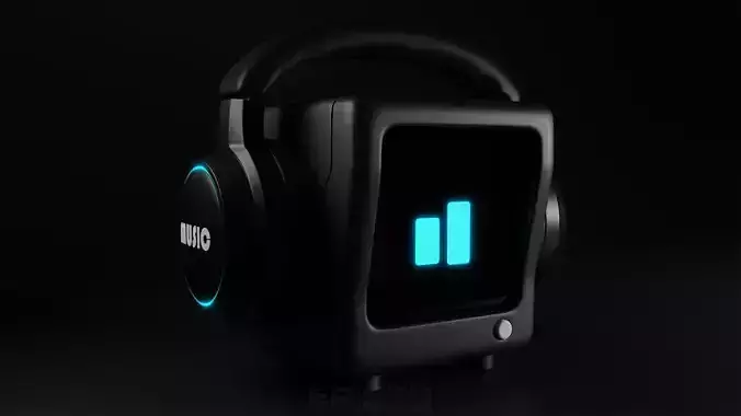 Cute Robot N1 3D model
