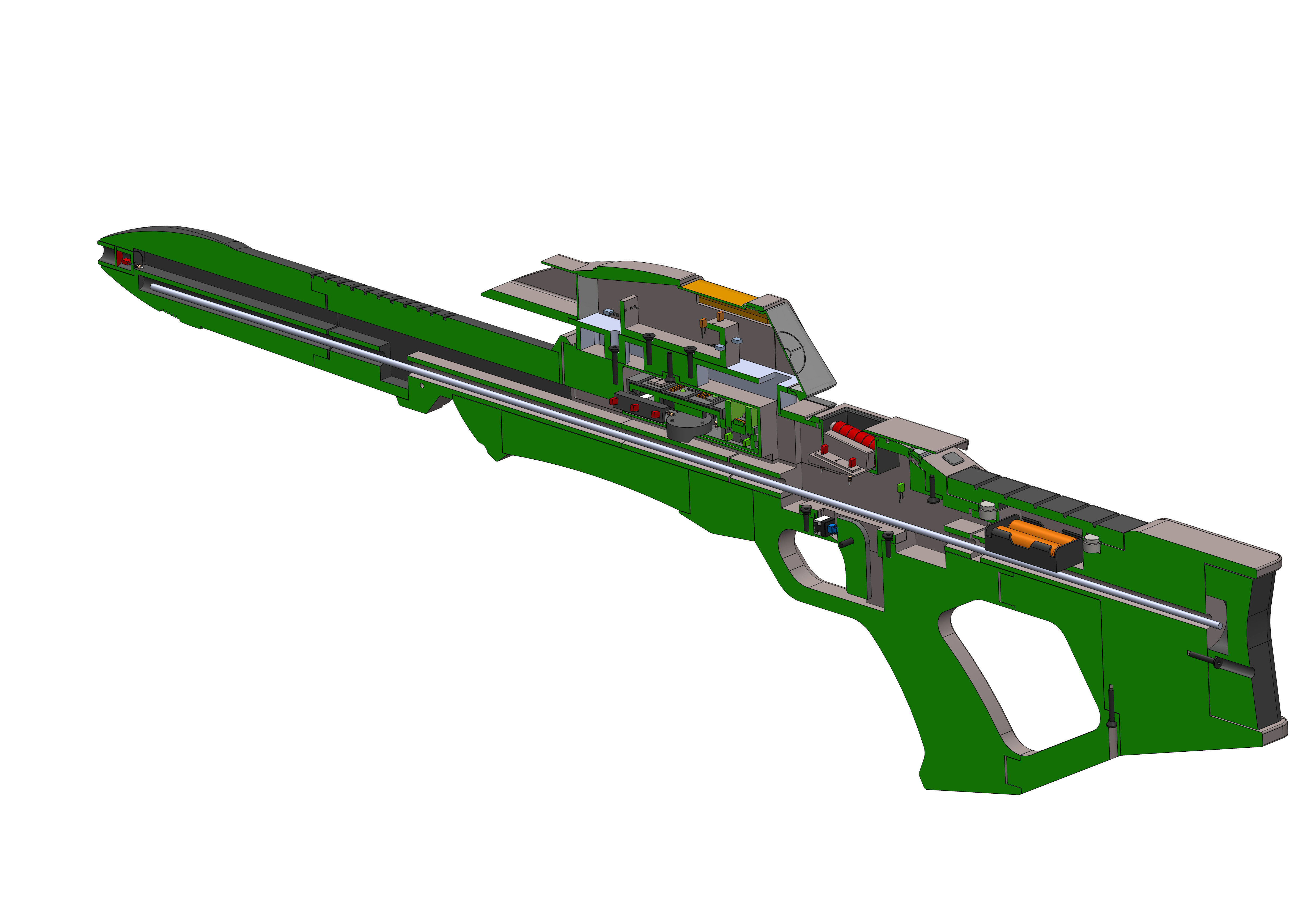 Type 3B Phaser Cannon - Star Trek - STL and CAD - Personal Use 3D print model_16