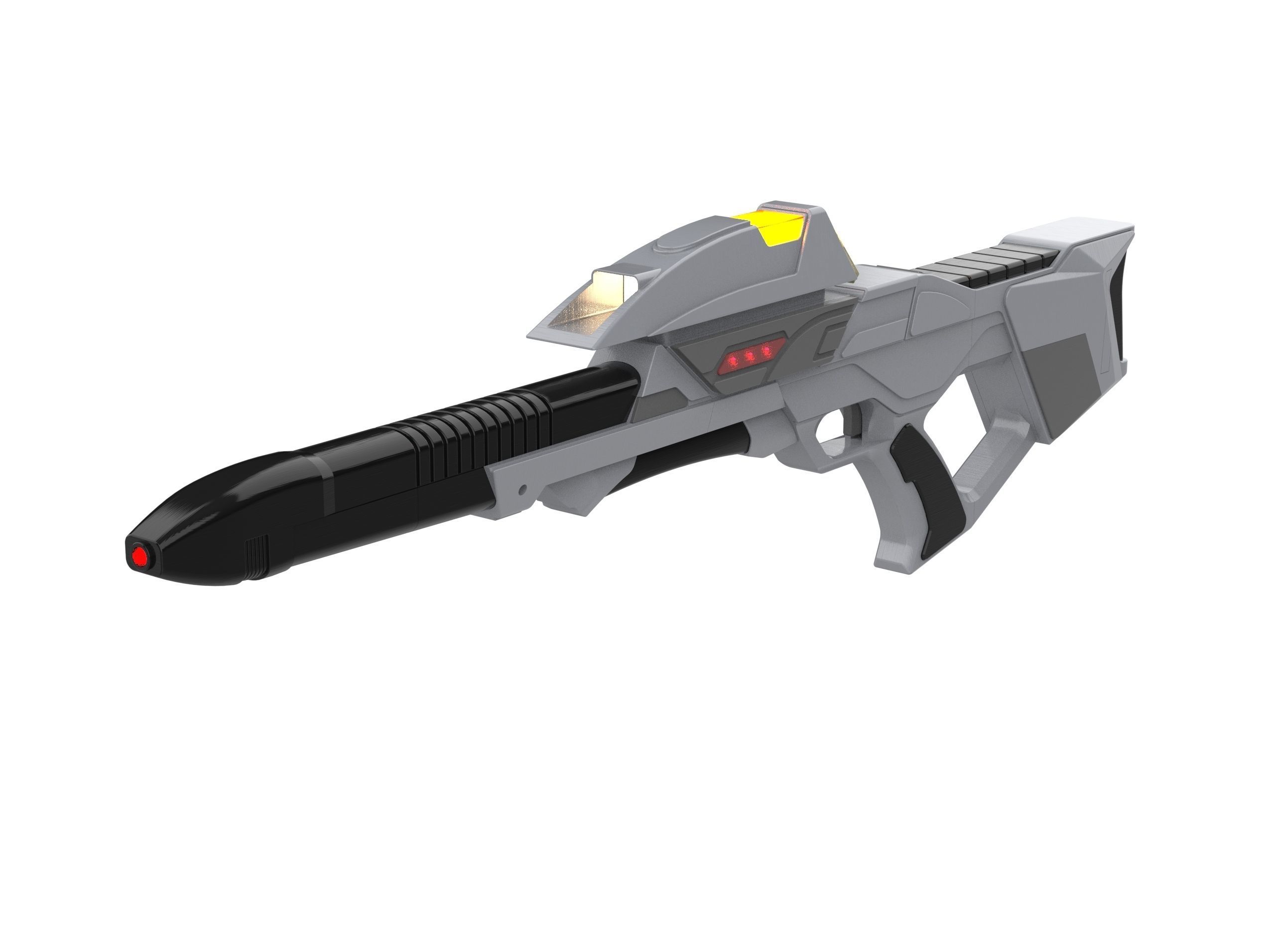 Type 3B Phaser Cannon - Star Trek - STL and CAD - Personal Use 3D print model_7