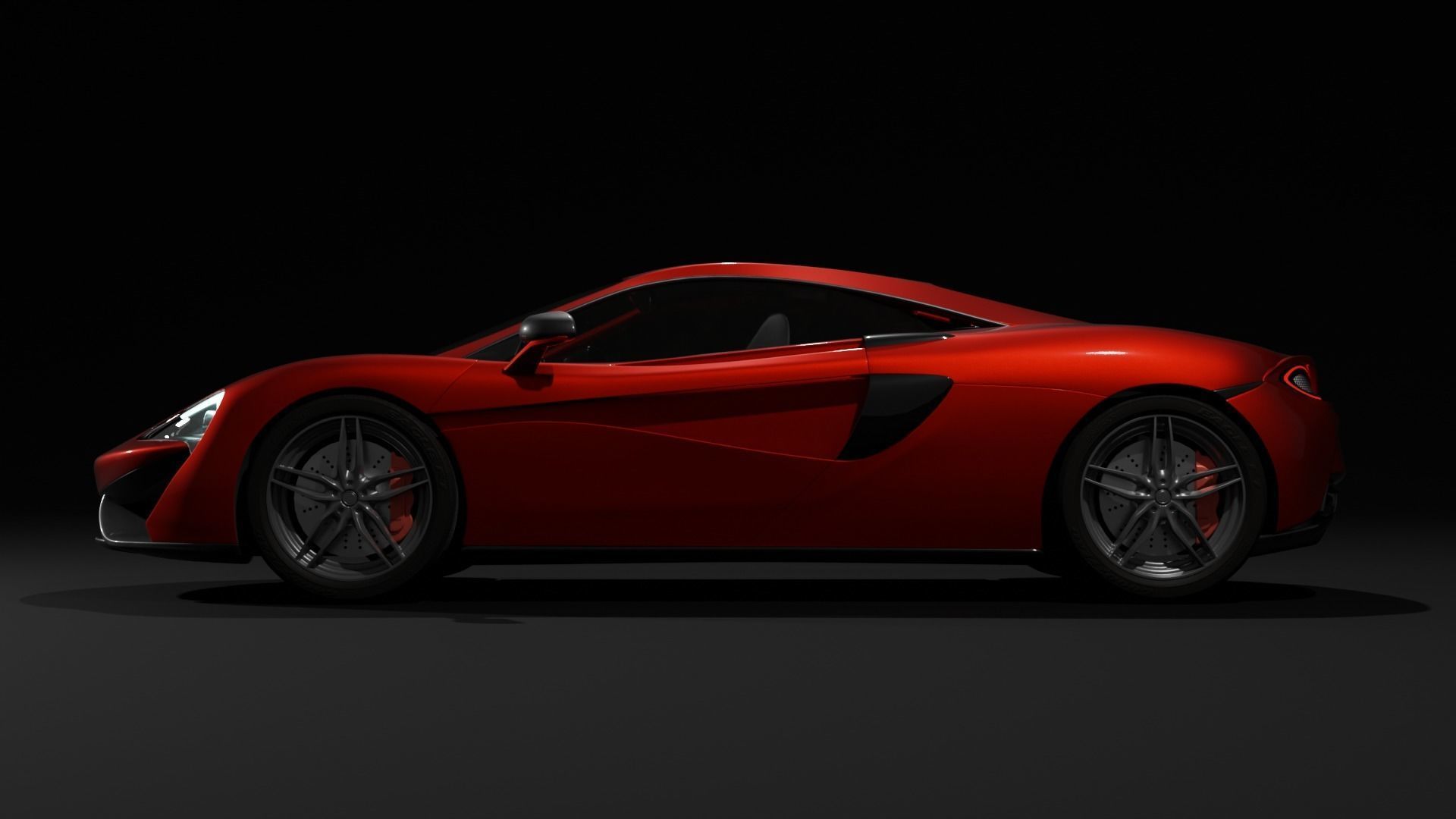 McLaren 570s  3D model_4