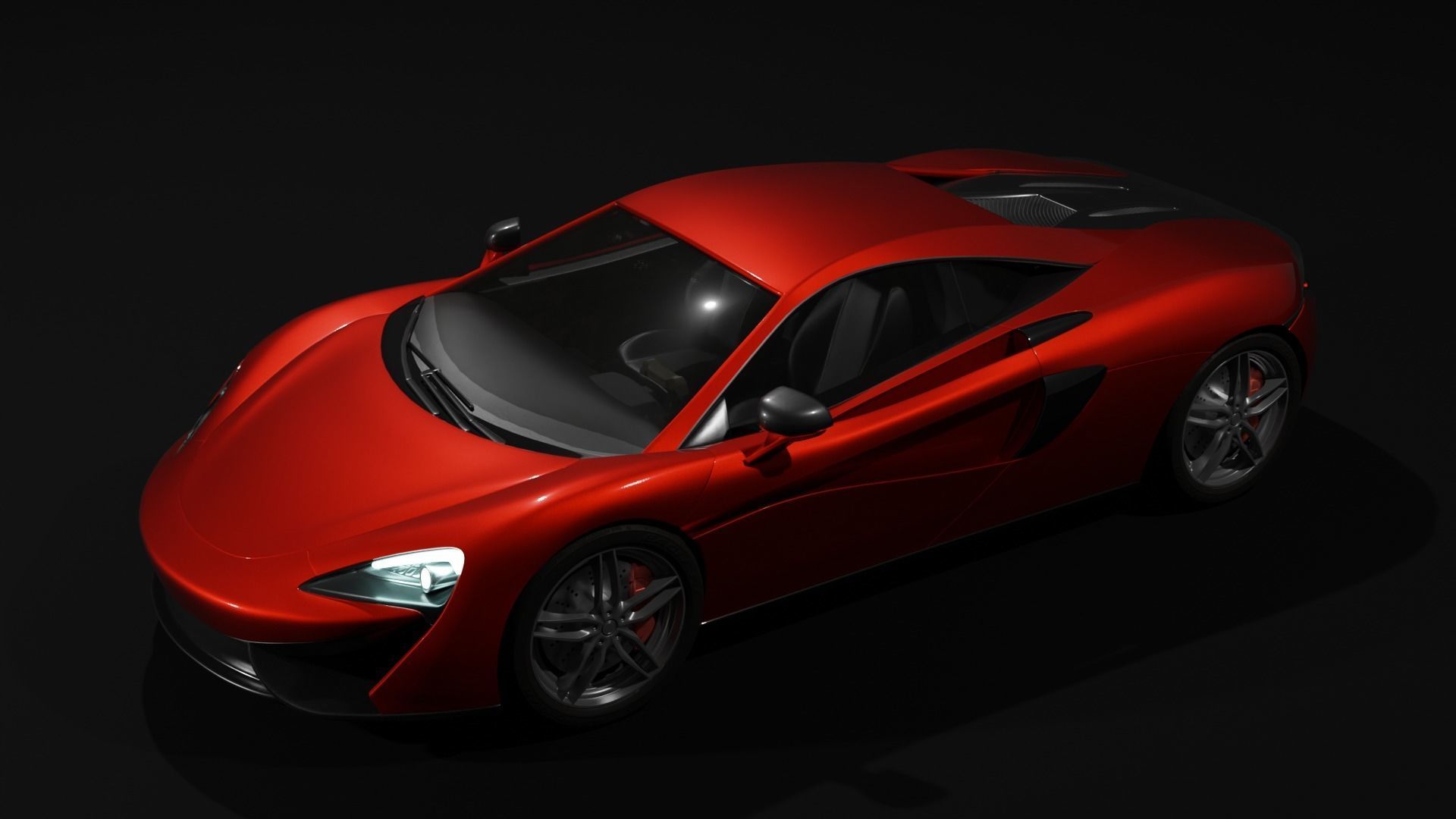 McLaren 570s  3D model_7