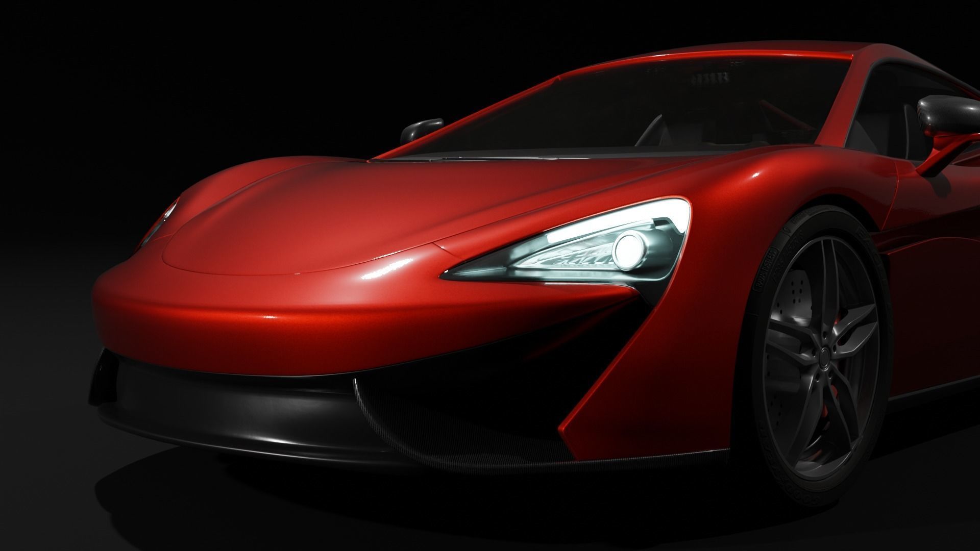McLaren 570s  3D model_3
