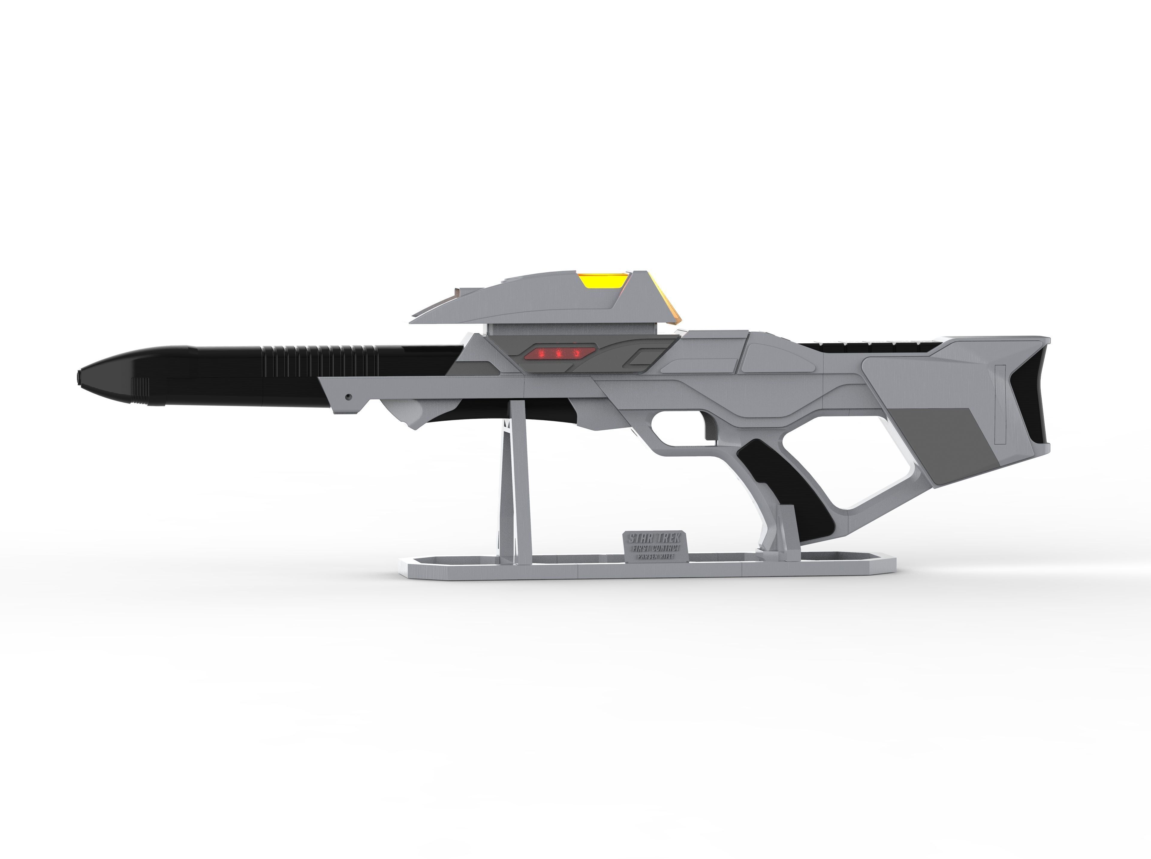 Type 3B Phaser Cannon - Star Trek - STL and CAD - Commercial Use 3D print model_4