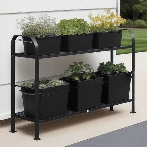 Furniture Outdoor storages Outdoor Storage Shelf Low-poly 3D model